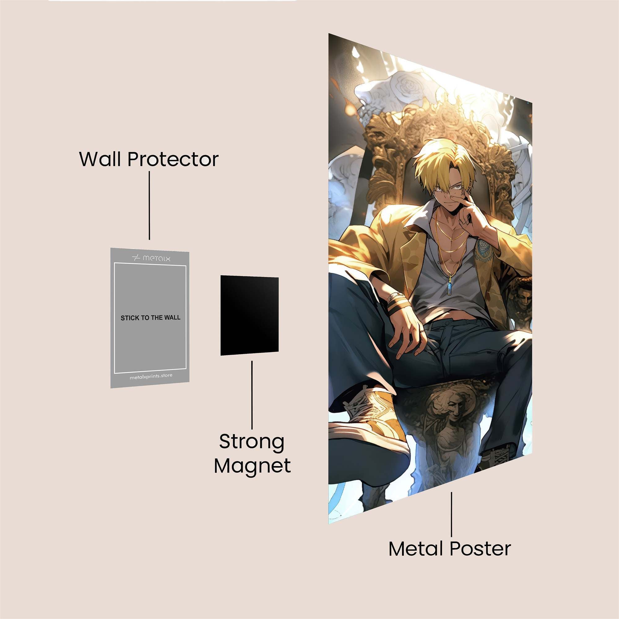 Monkey Regal Safe Wall Magnetic / M