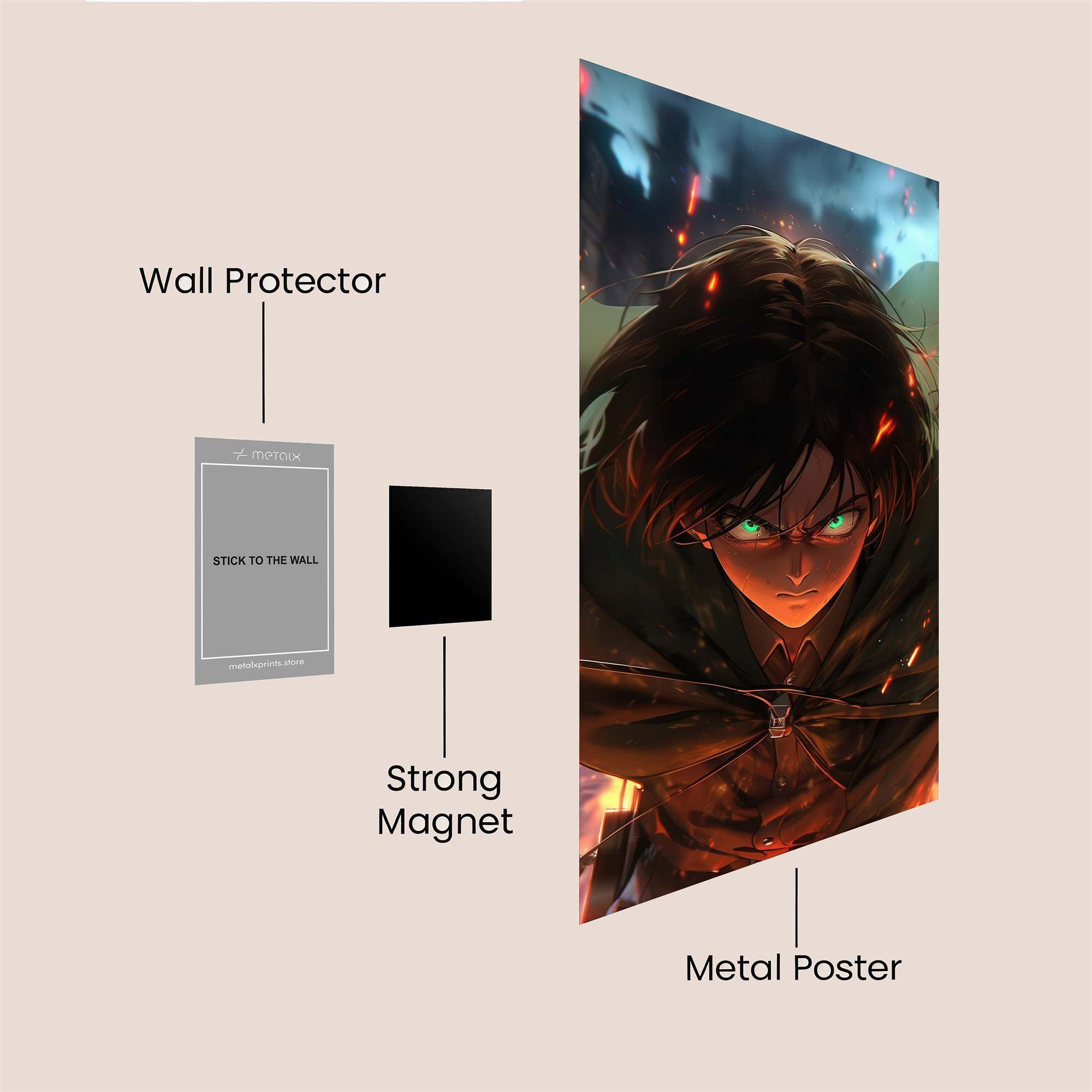 Eren Defiant Safe Wall Magnetic / M