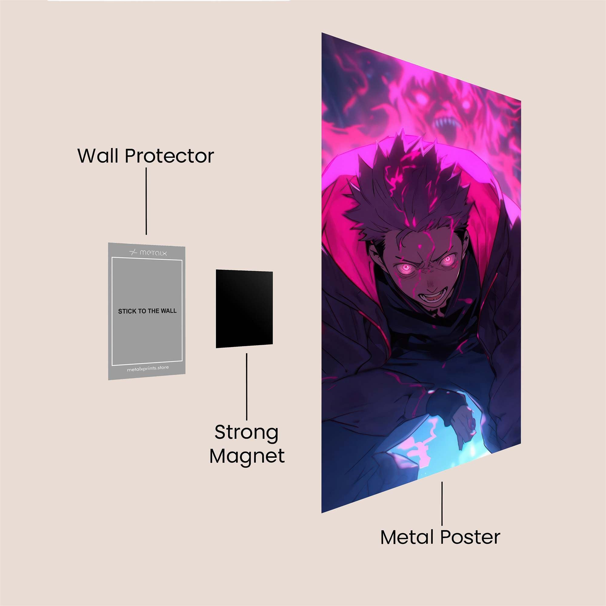 Mahito Menace Safe Wall Magnetic / M