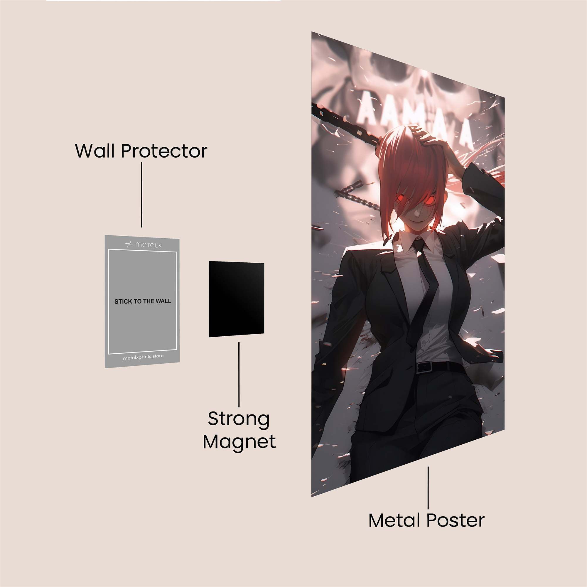 Reaper Unleashed Safe Wall Magnetic / M