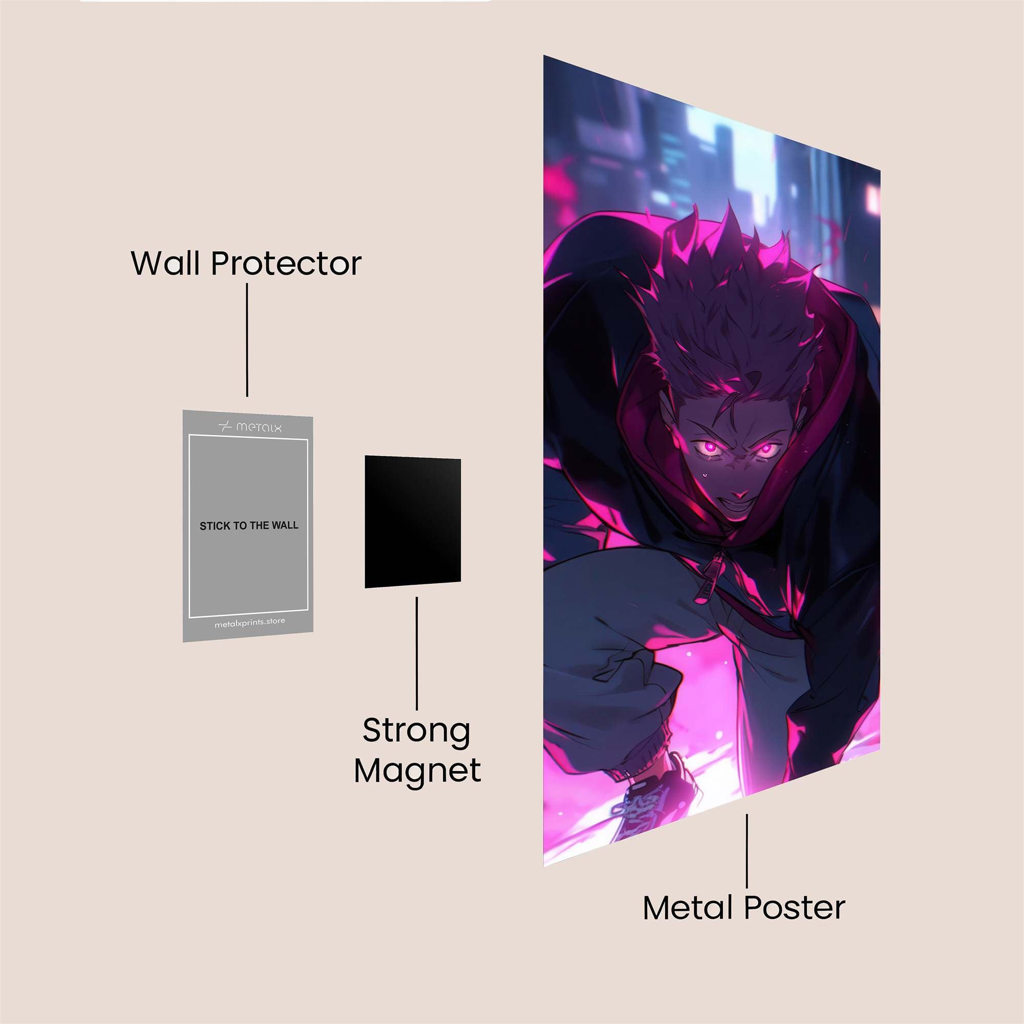 Yuji Fierce Safe Wall Magnetic / M