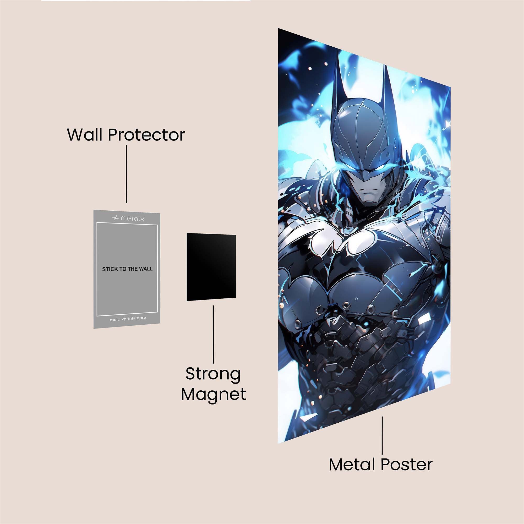Batman Radiant Safe Wall Magnetic / M