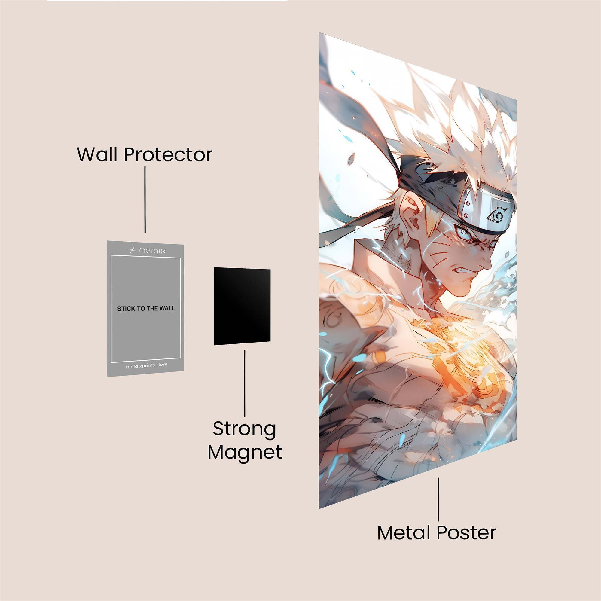 Naruto Resolute Safe Wall Magnetic / M