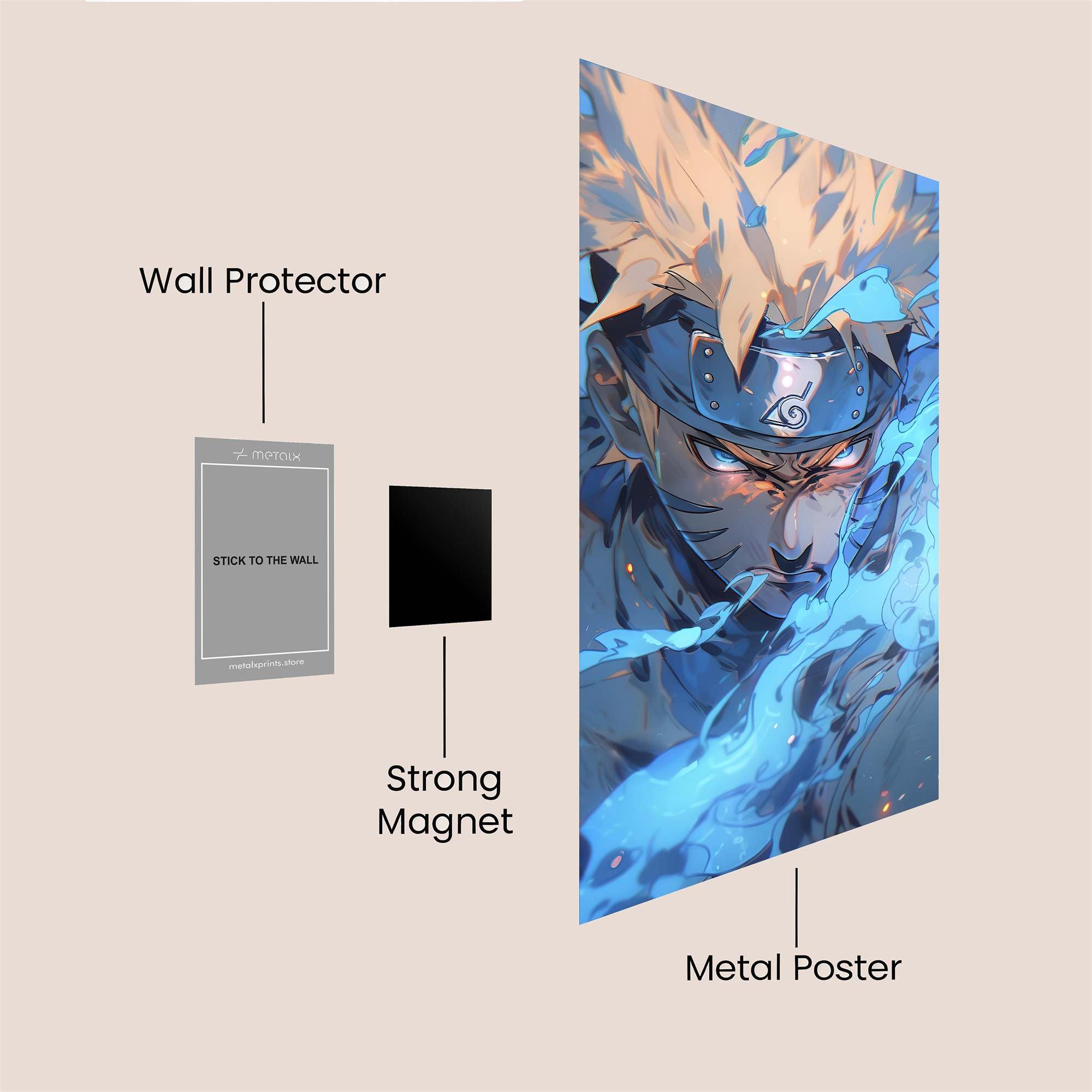 Naruto Intensity Safe Wall Magnetic / M