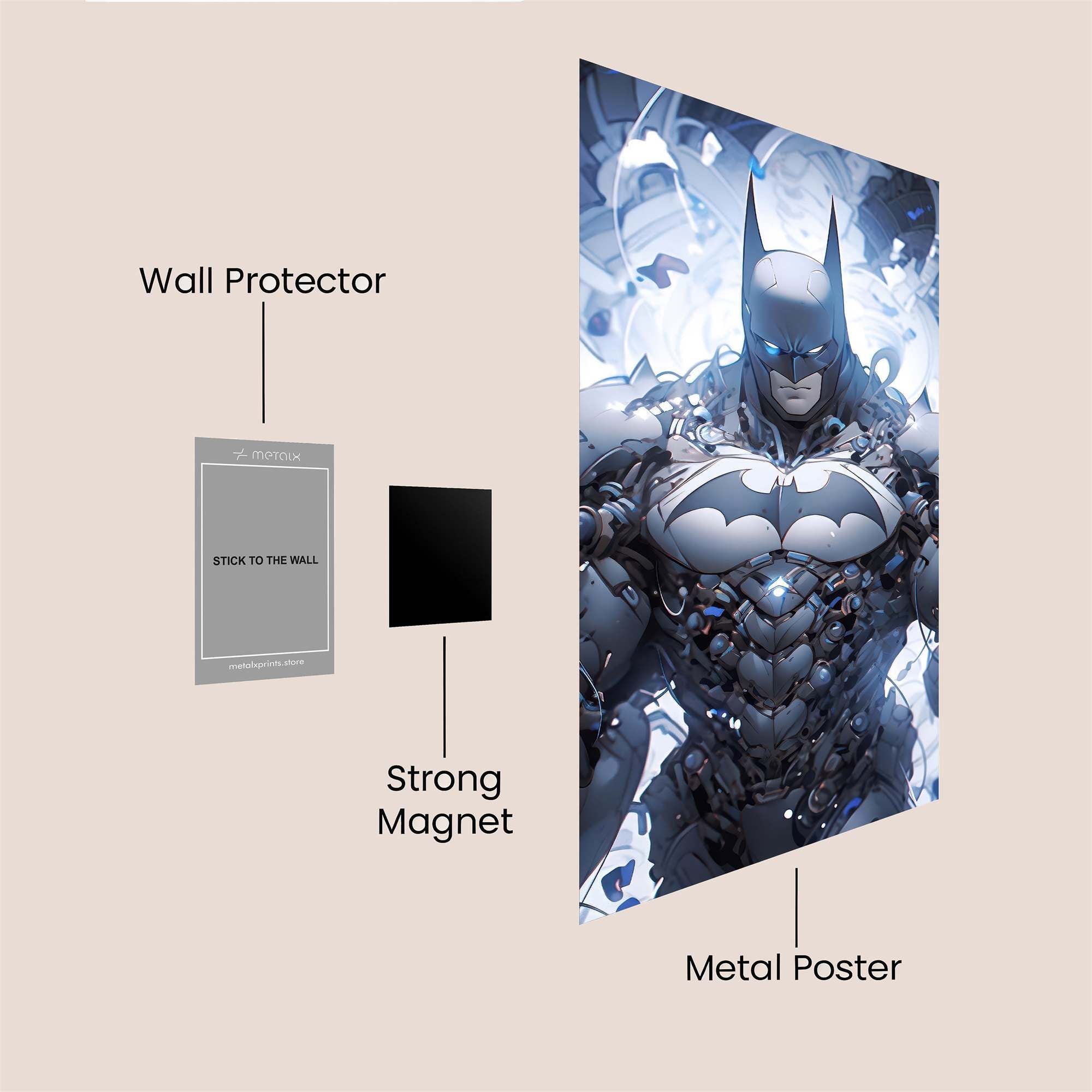 Batman Ascendant Safe Wall Magnetic / M