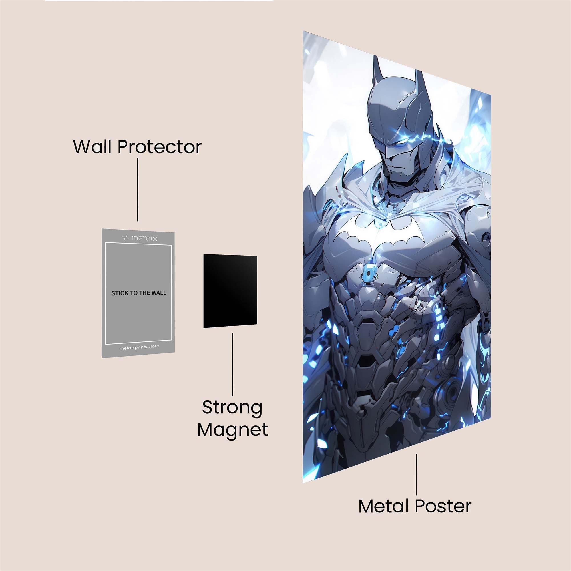 Batman Radiant Safe Wall Magnetic / M