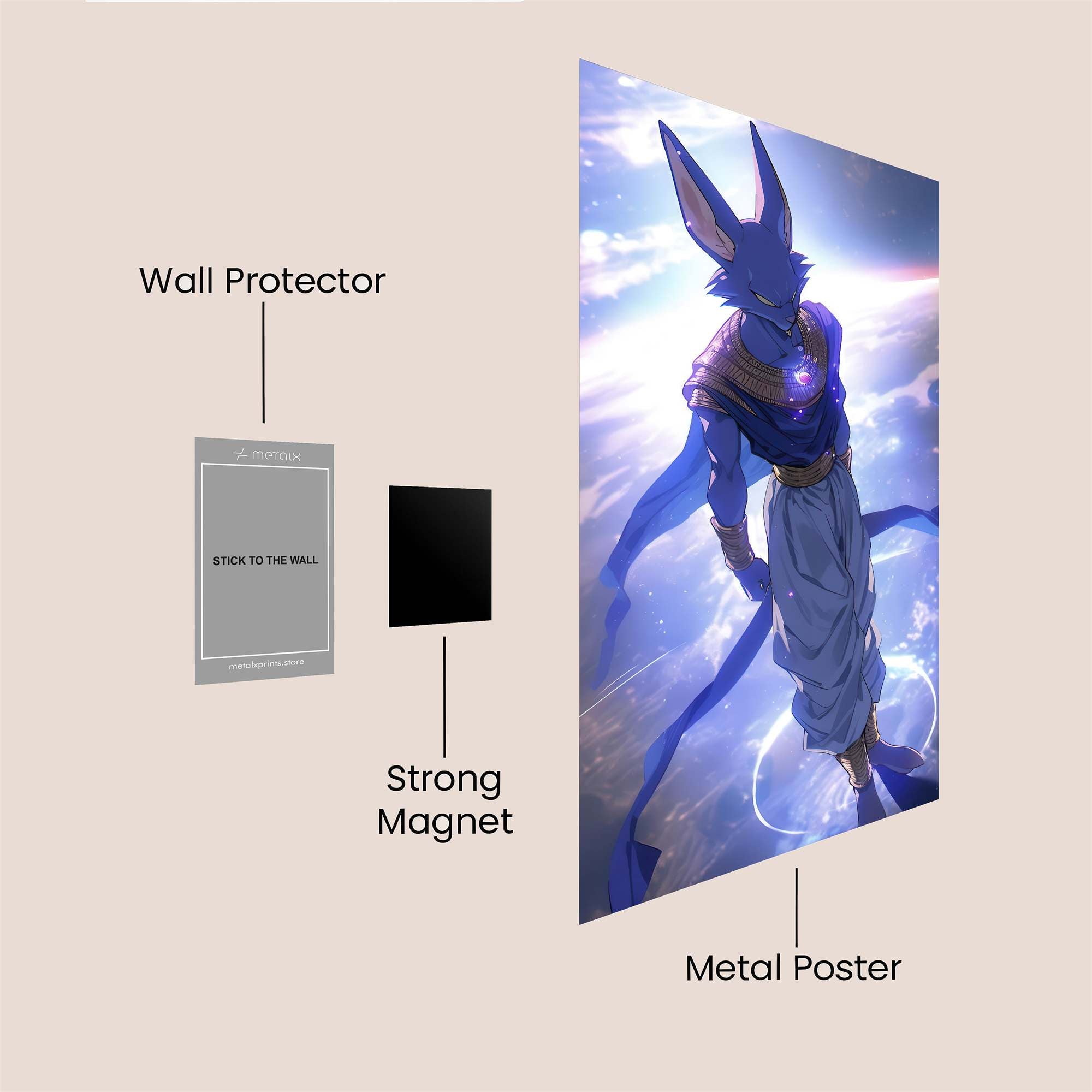 Beerus Celestial Safe Wall Magnetic / M