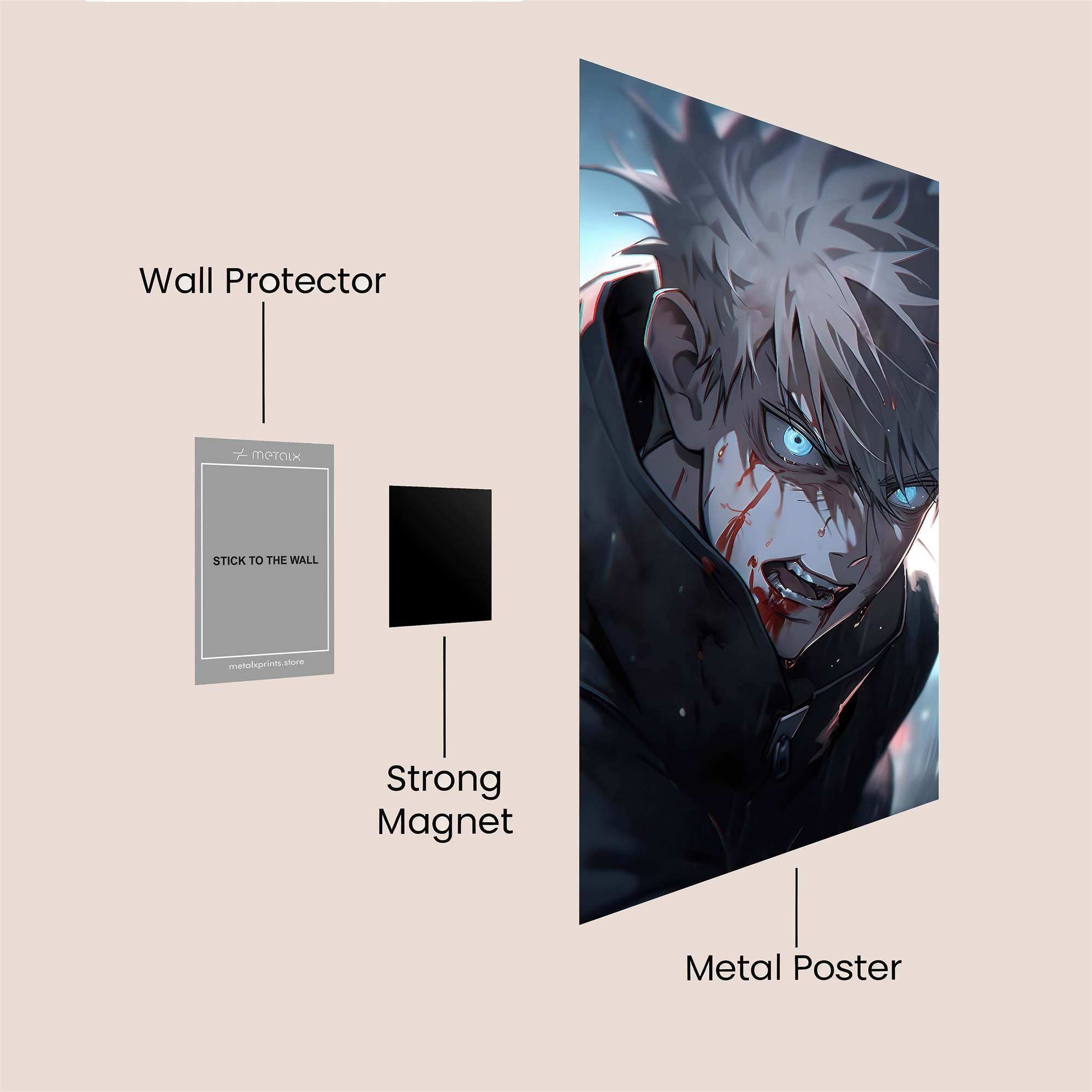 Gojo Menace Safe Wall Magnetic / M