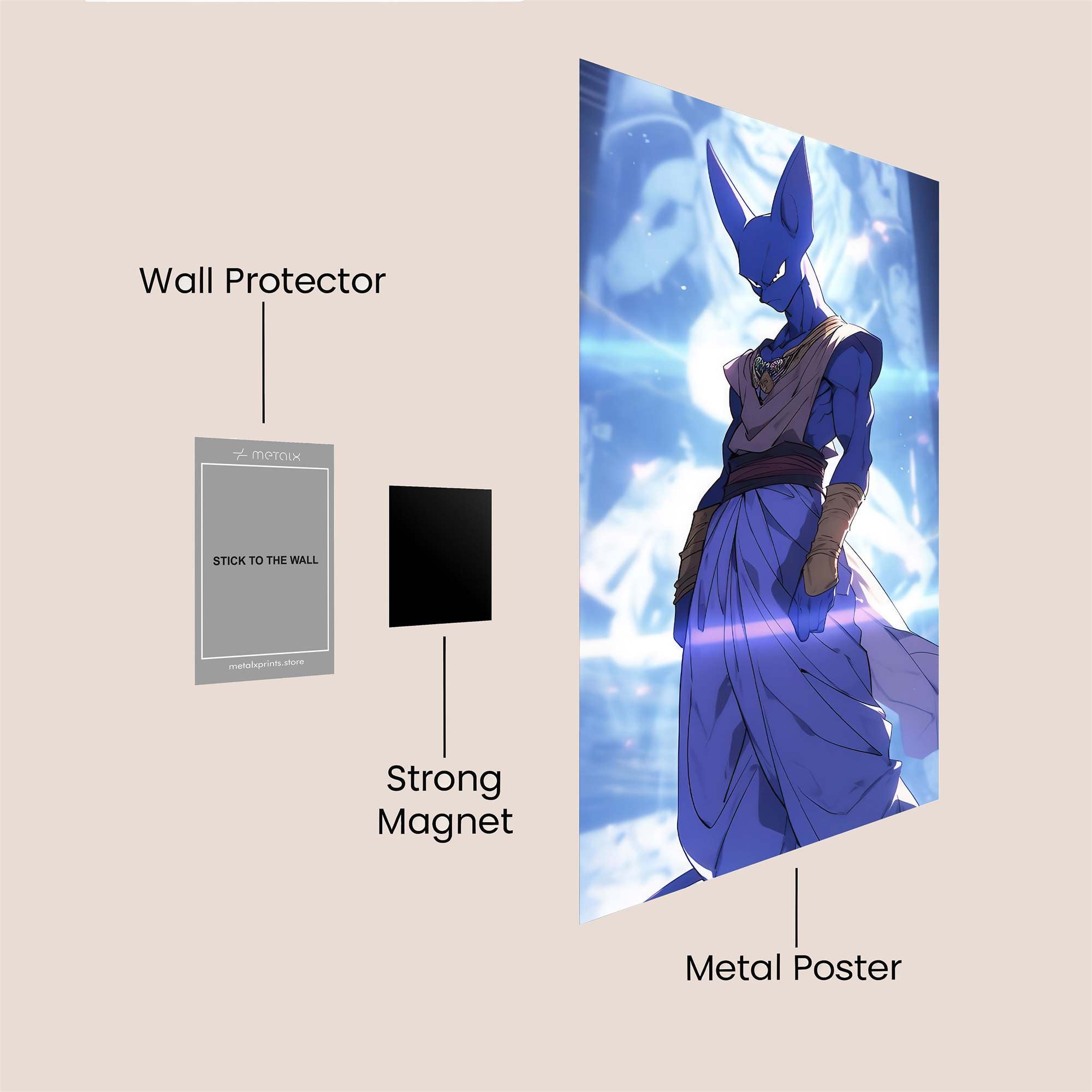 Beerus Enigmatic Safe Wall Magnetic / M