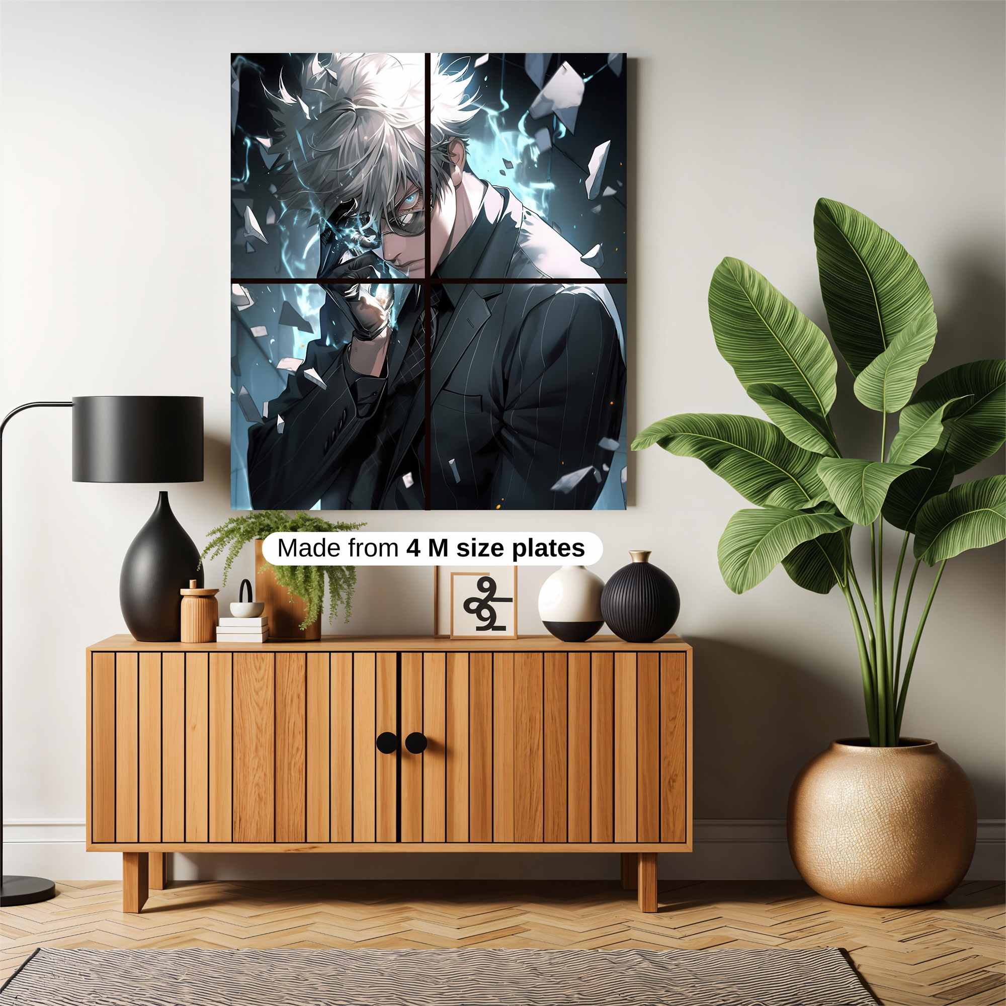 Shattered Calm Safe Wall Magnetic / M