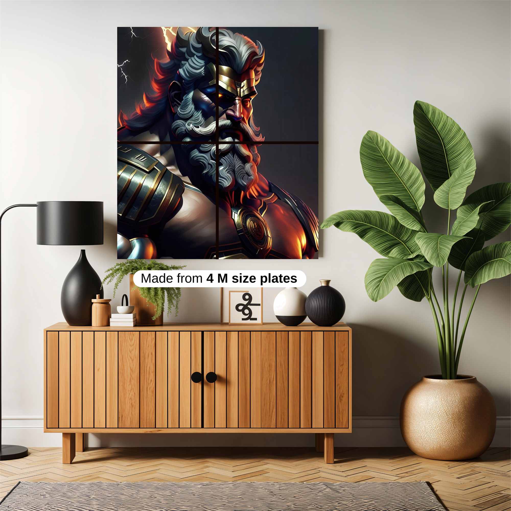 Zeus Unleashed Safe Wall Magnetic / M