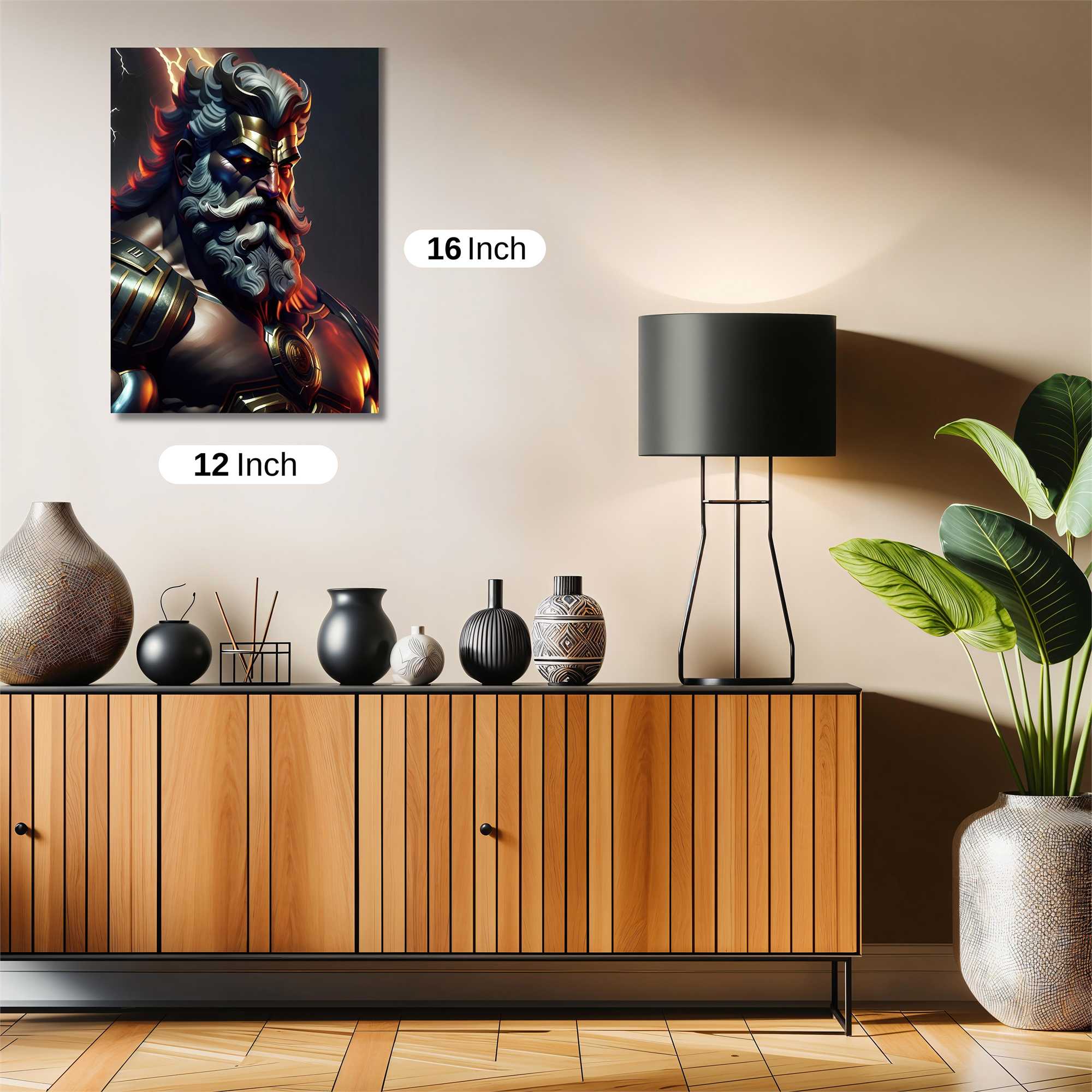 Zeus Unleashed Safe Wall Magnetic / M