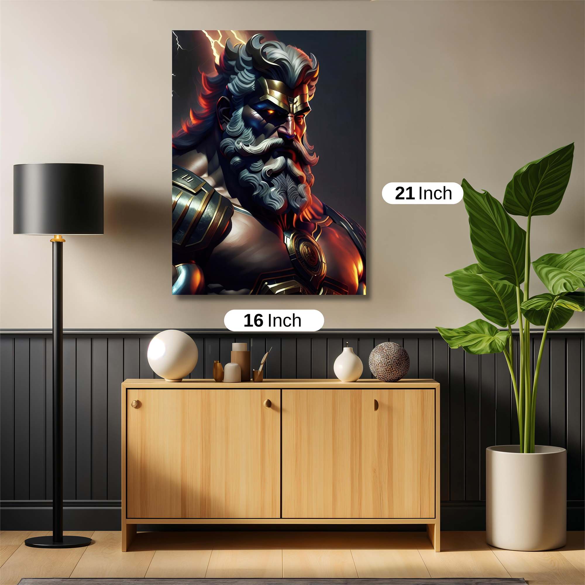 Zeus Unleashed Safe Wall Magnetic / M