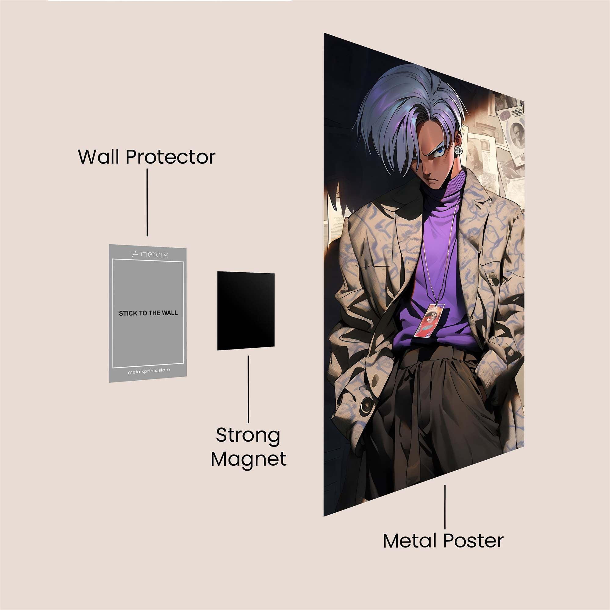 Trunks Enigmatic Safe Wall Magnetic / M