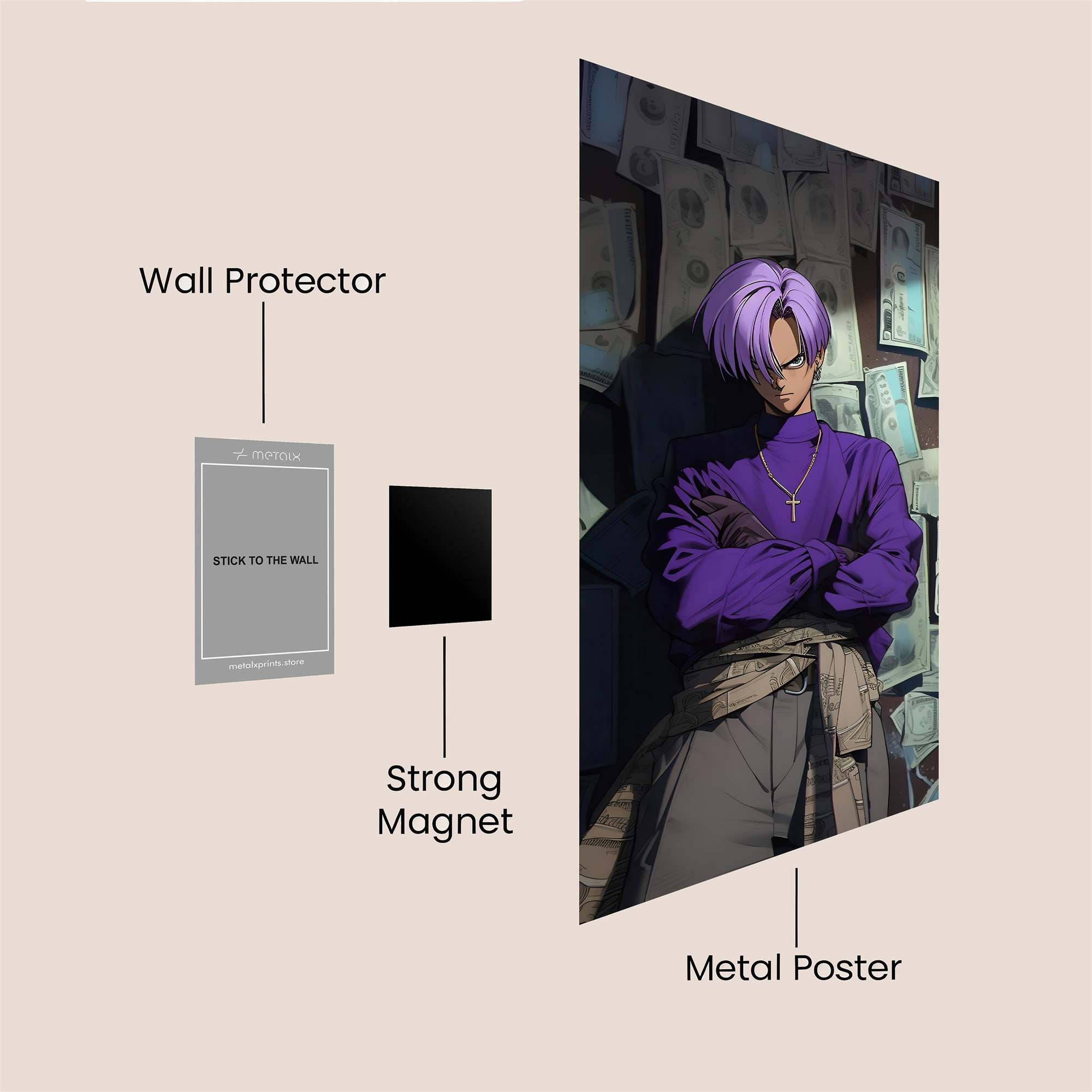 Trunks Swagger Safe Wall Magnetic / M