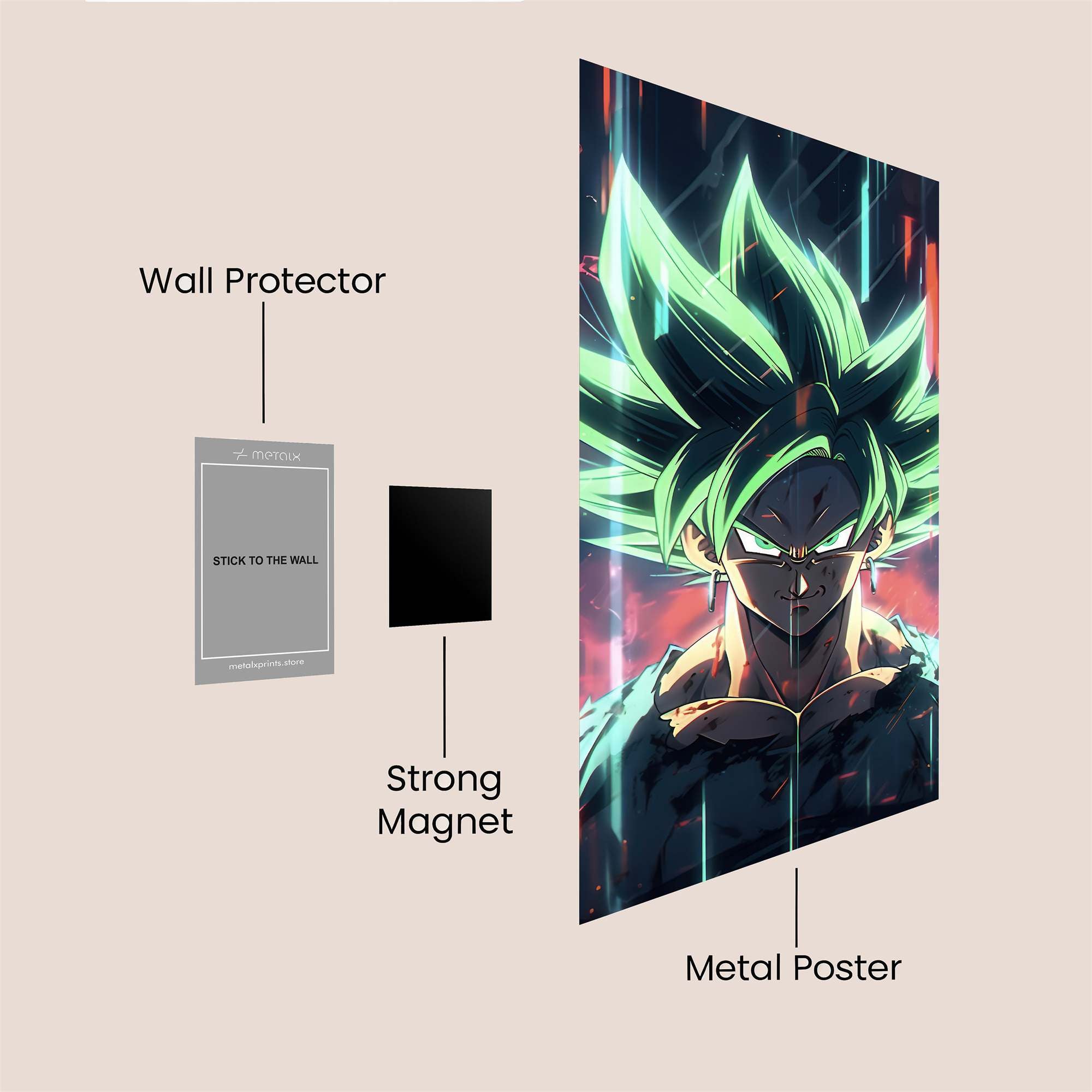 Goku Radiance Safe Wall Magnetic / M