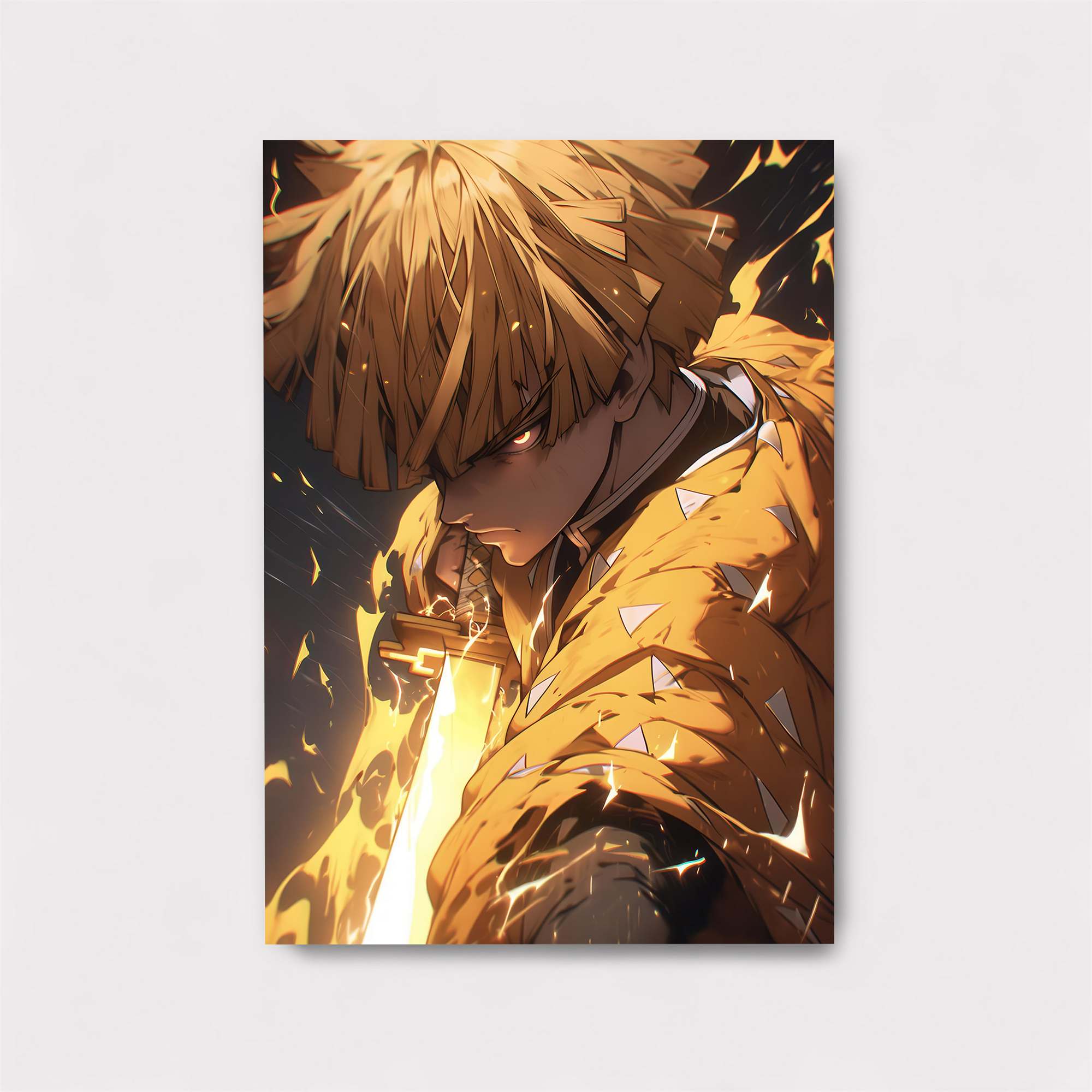 Zenitsu Fiery Safe Wall Magnetic / M