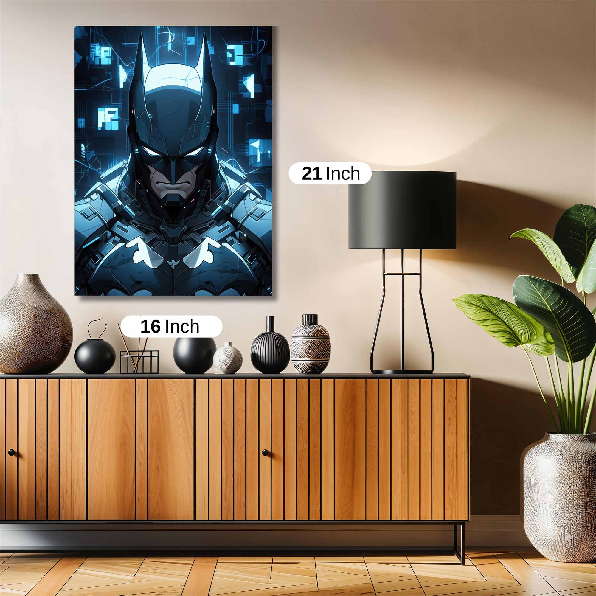 Batman Cybernetic Safe Wall Magnetic / M