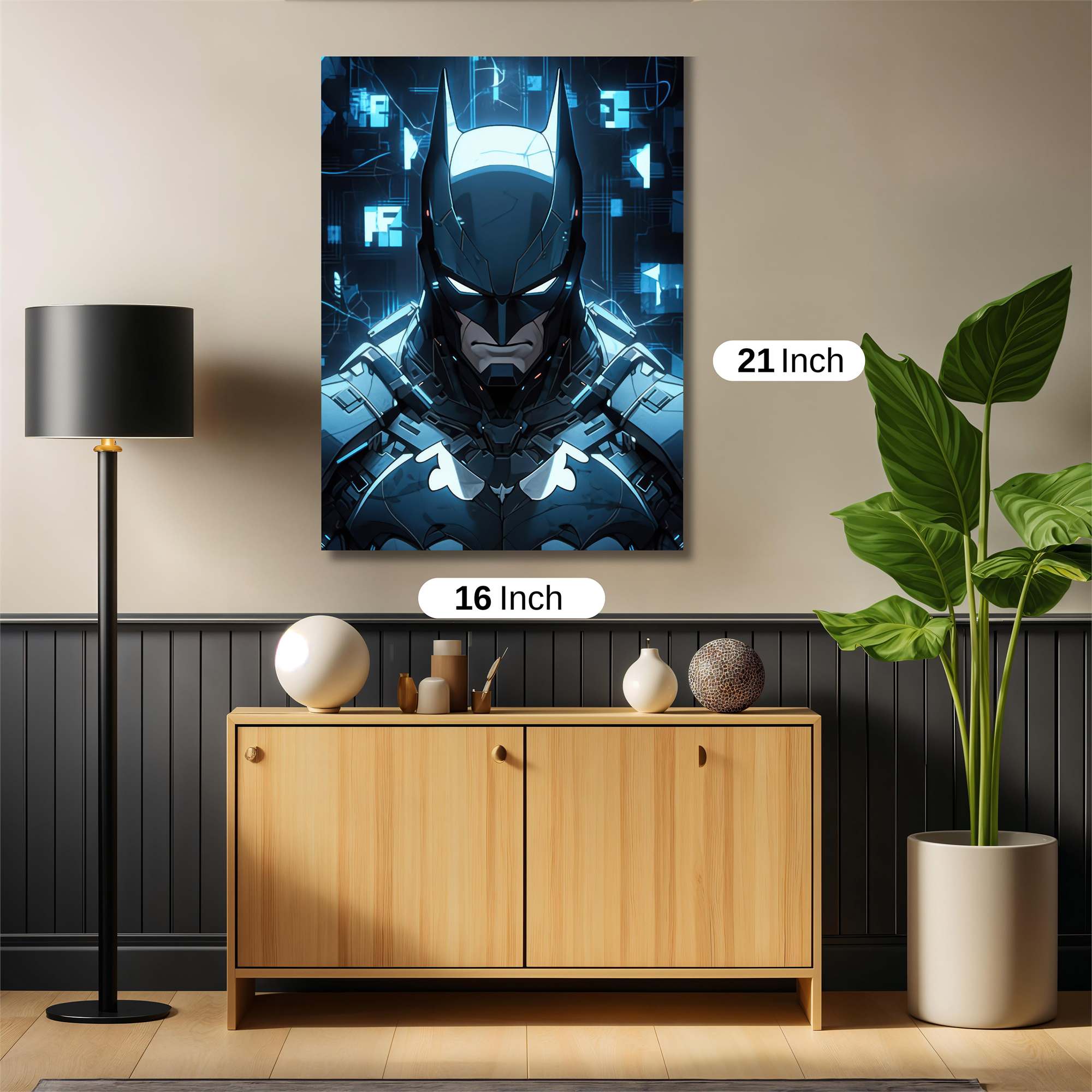 Batman Cybernetic Safe Wall Magnetic / M