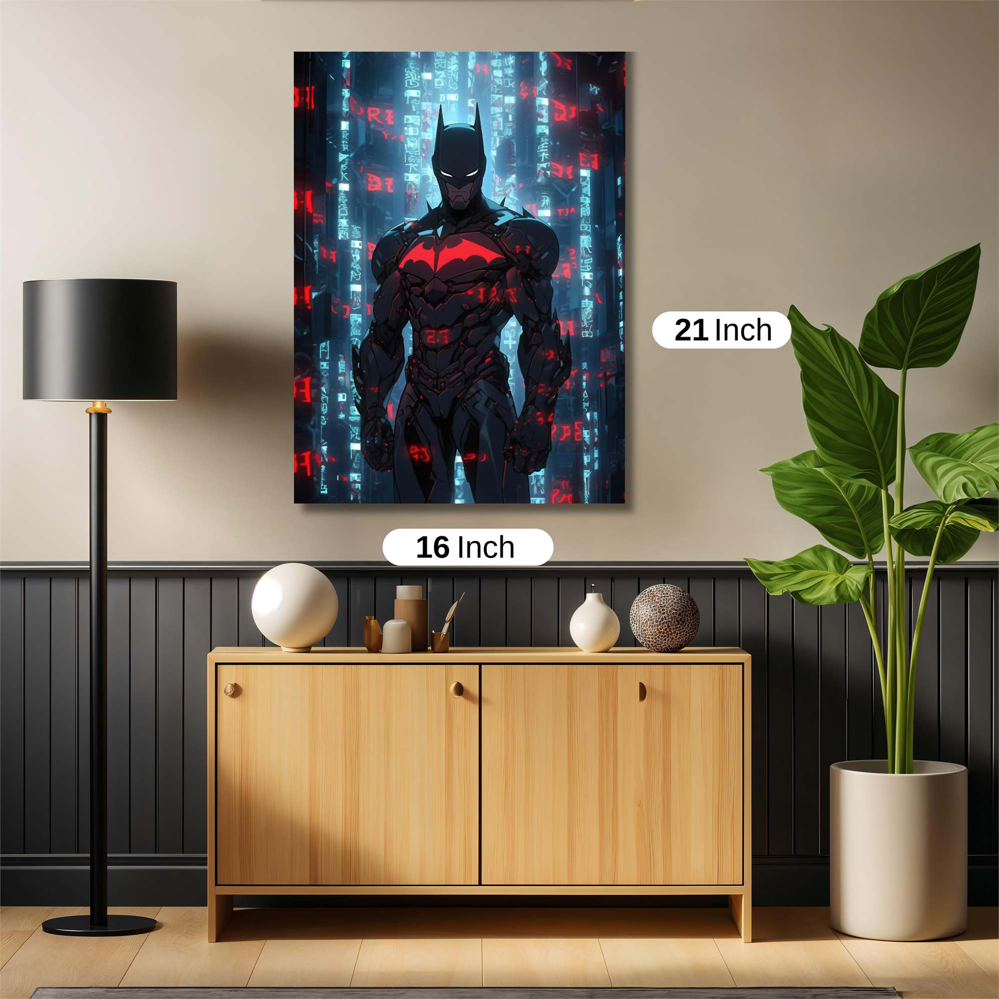 Batman Cybernetic Safe Wall Magnetic / M