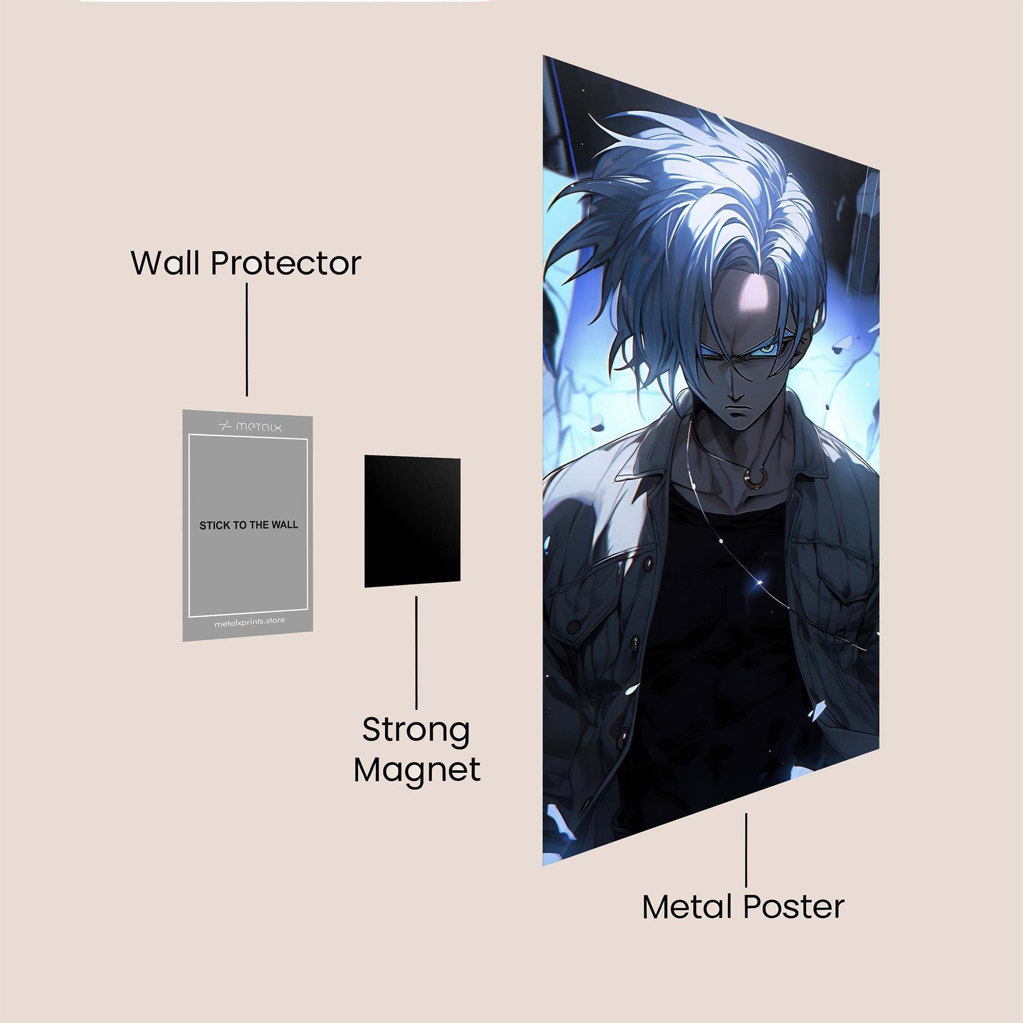 Gohan Radiant Safe Wall Magnetic / M