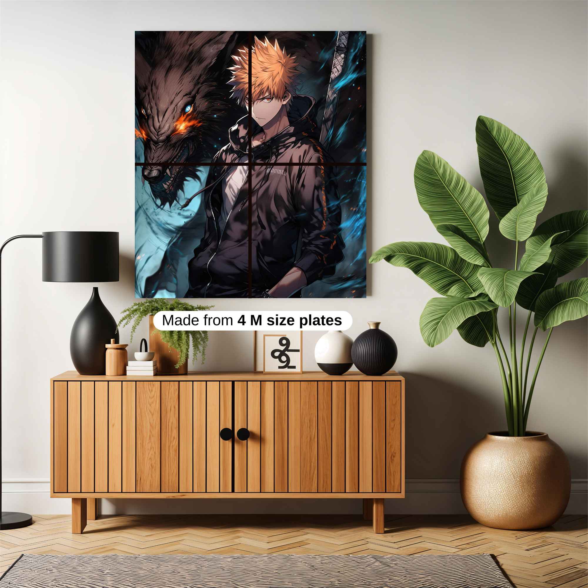 Wolf's Wrath Safe Wall Magnetic / M