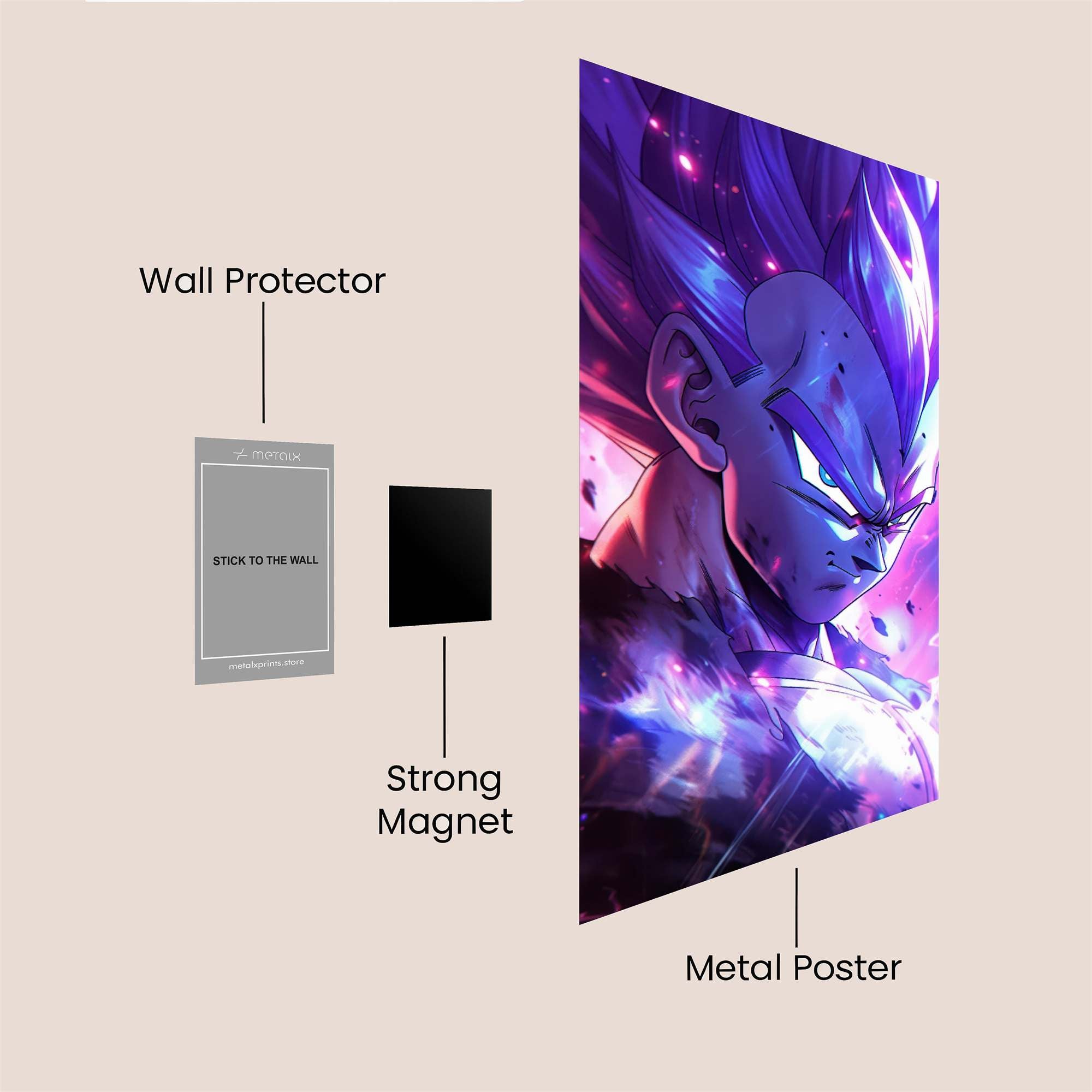 Vegeta Vortex Safe Wall Magnetic / M