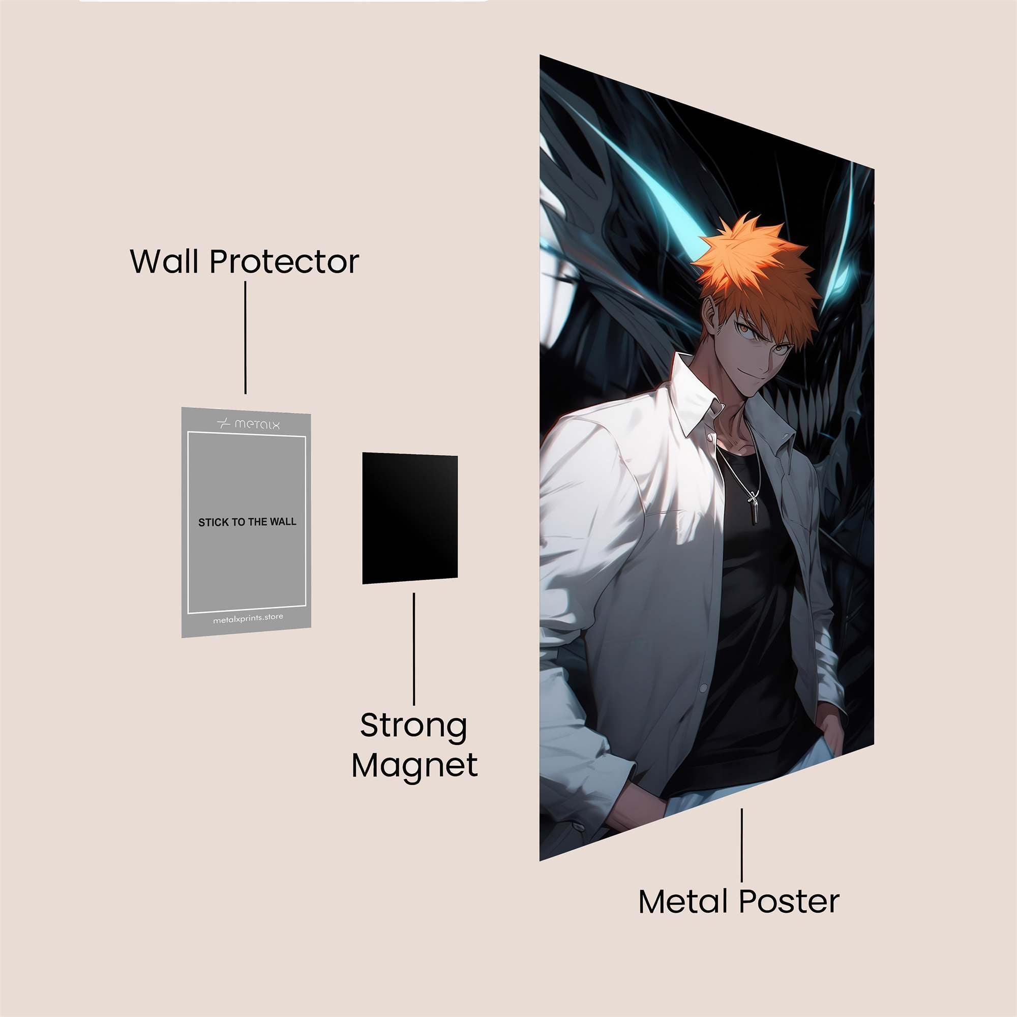 Ichigo Menace Safe Wall Magnetic / M