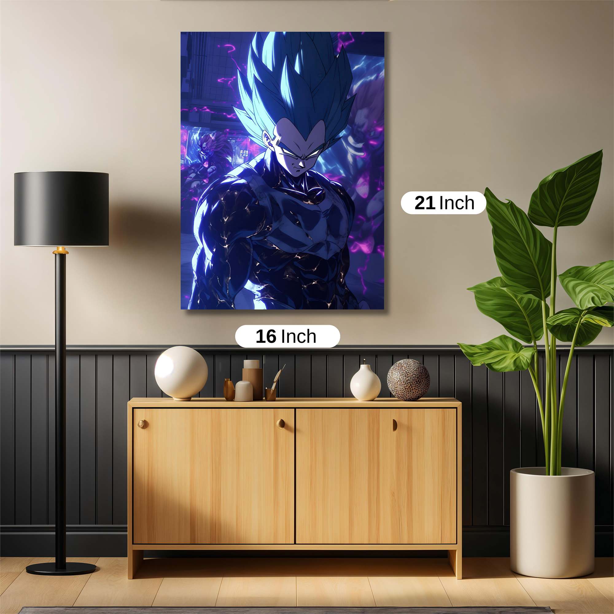 Vegeta Vengeful Safe Wall Magnetic / M