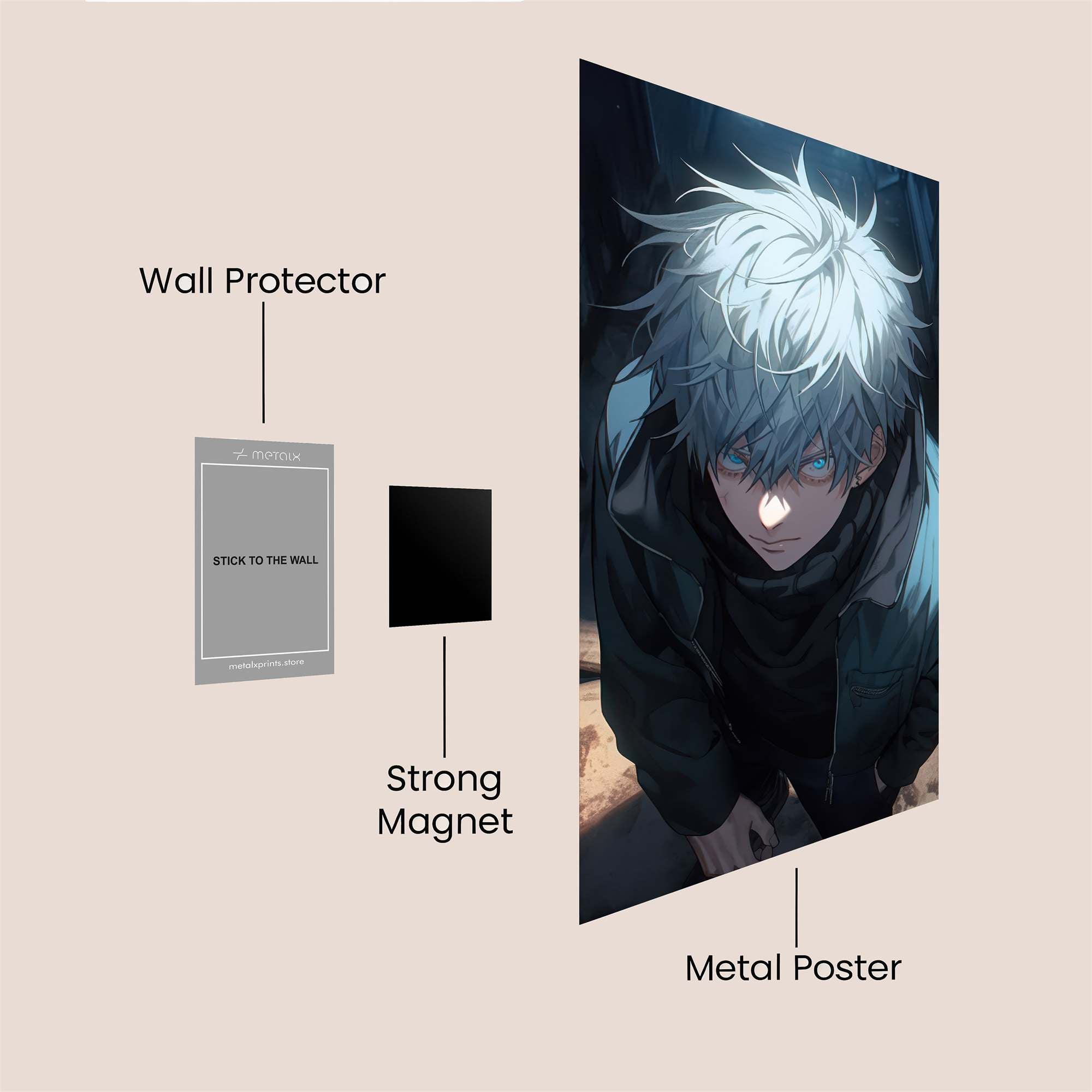 Gojo Gloom Safe Wall Magnetic / M