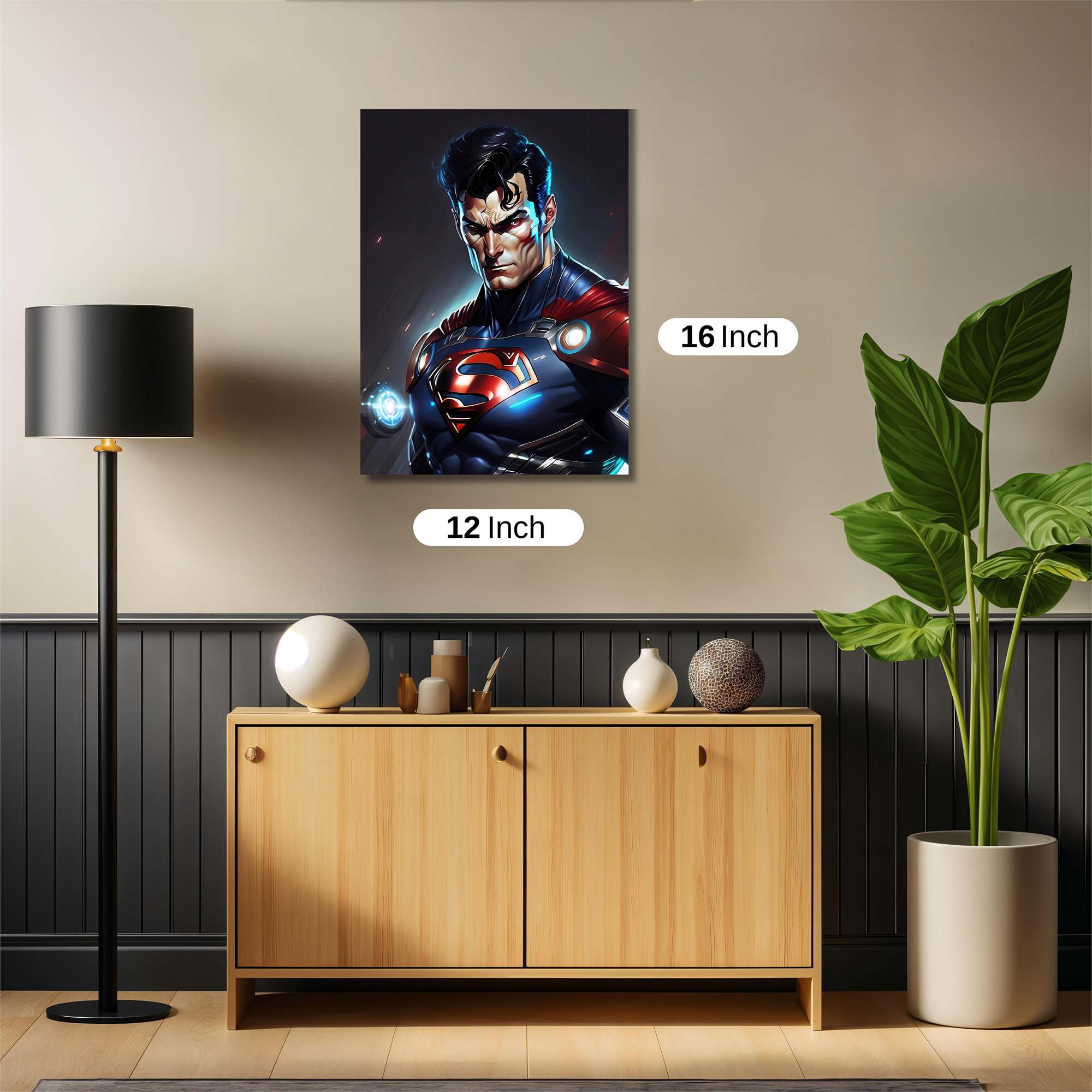 Superman Resolute Safe Wall Magnetic / M