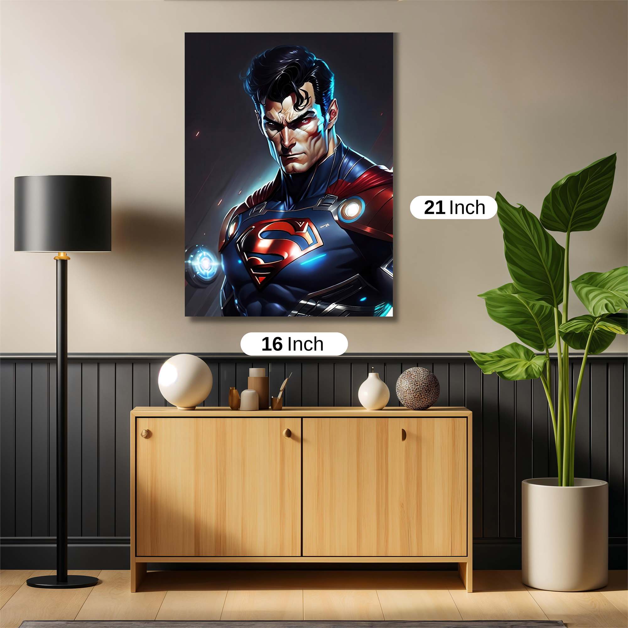 Superman Resolute Safe Wall Magnetic / M