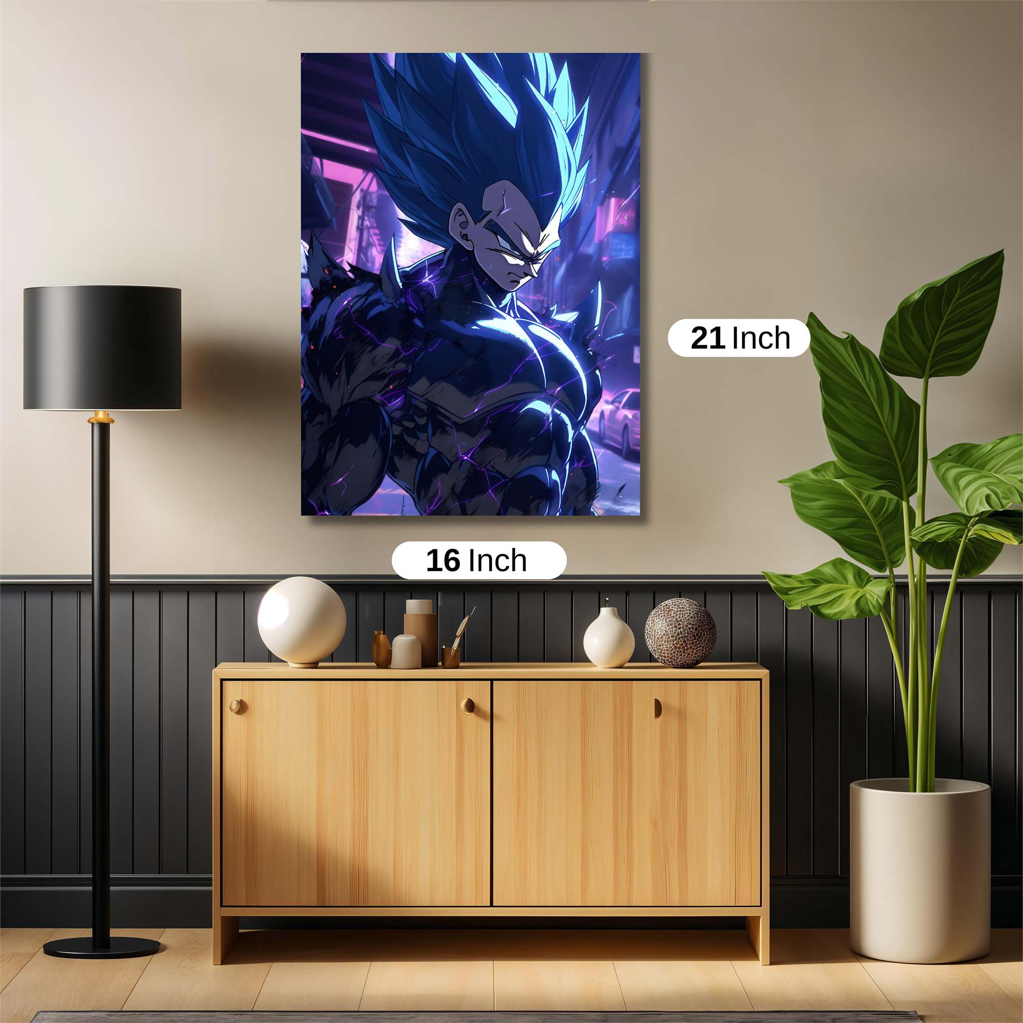 Vegeta Vengeful Safe Wall Magnetic / M