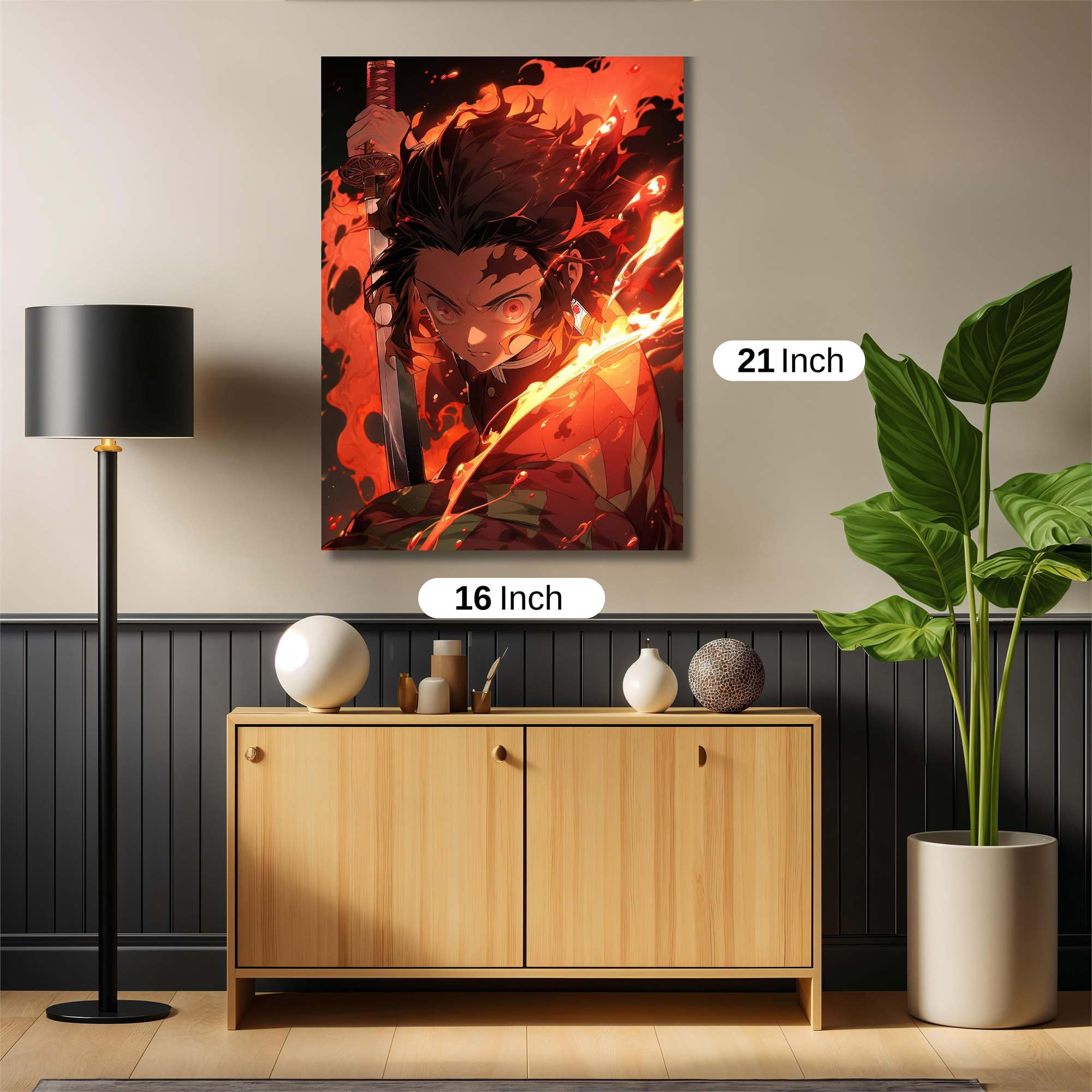 Rengoku Blaze Safe Wall Magnetic / M