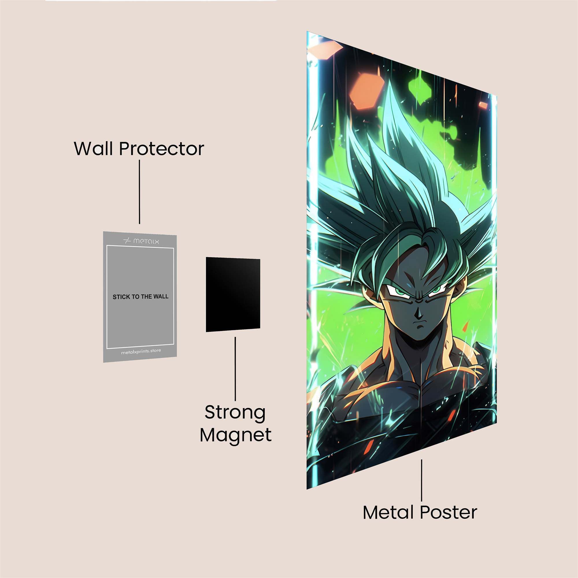 Goku Radiant Safe Wall Magnetic / M