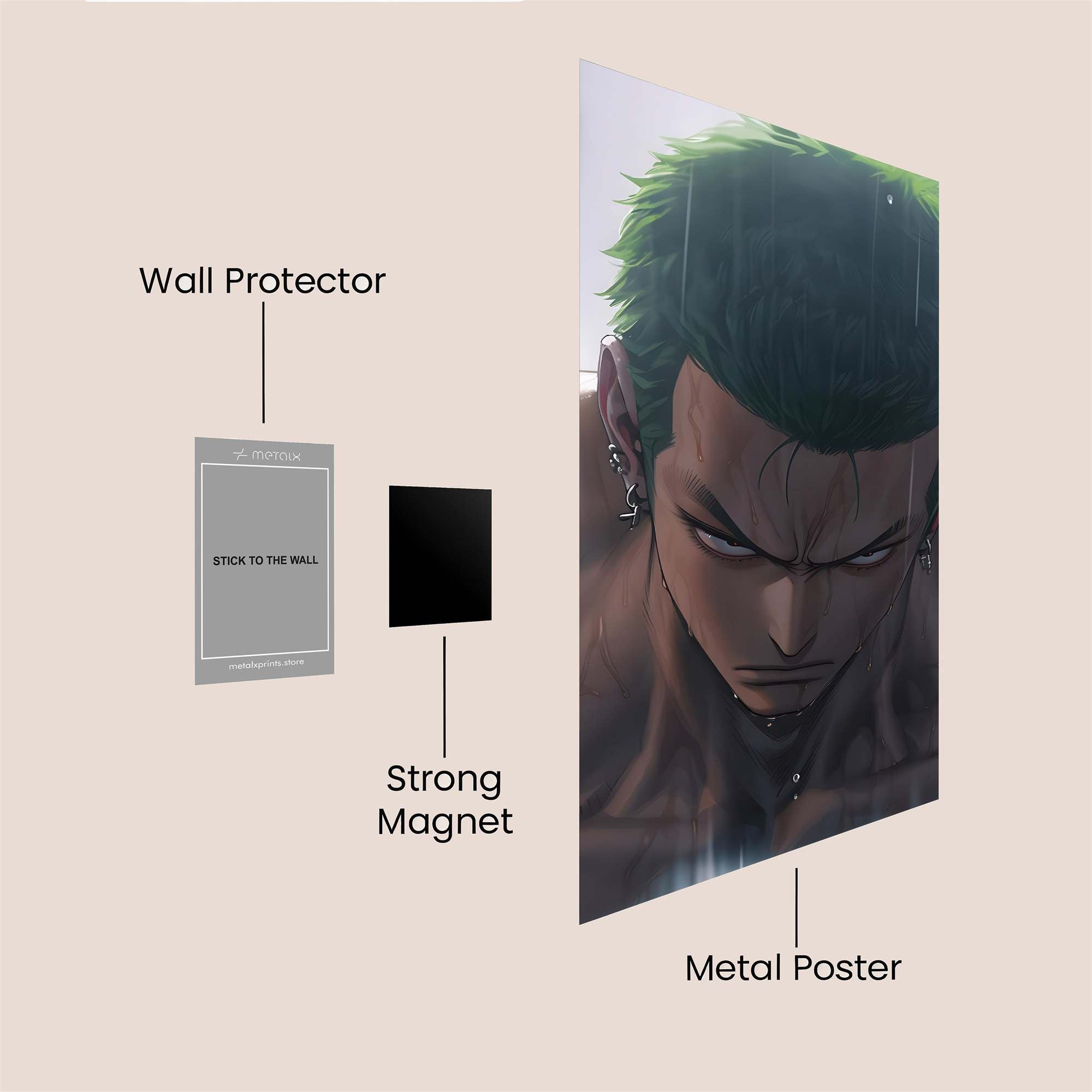 Roronoa Resolute Safe Wall Magnetic / M