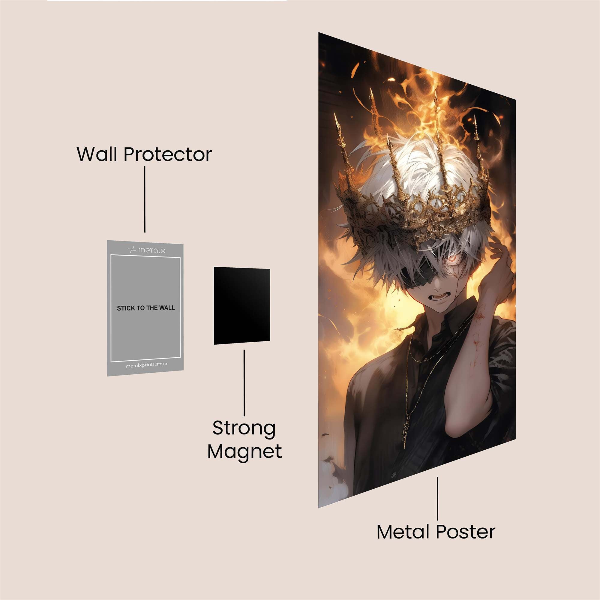 King Inferno Safe Wall Magnetic / M