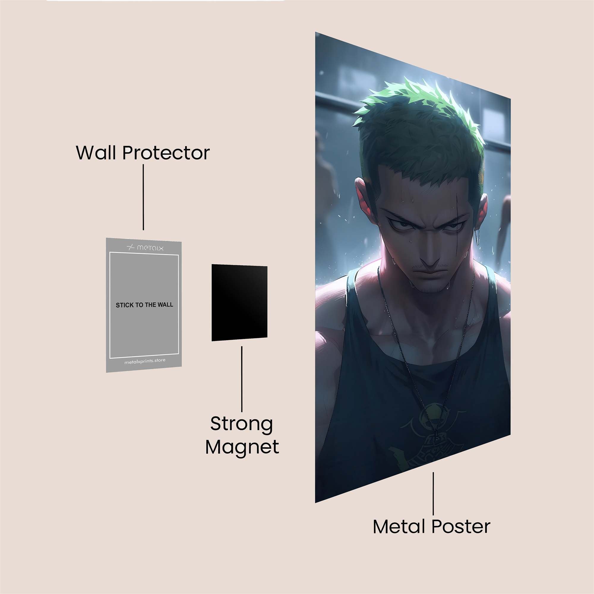 Roronoa Resolute Safe Wall Magnetic / M