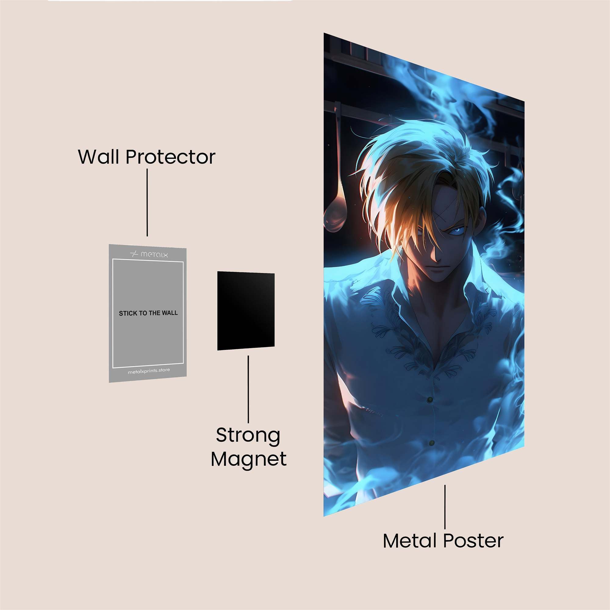 Sanji Enigmatic Safe Wall Magnetic / M