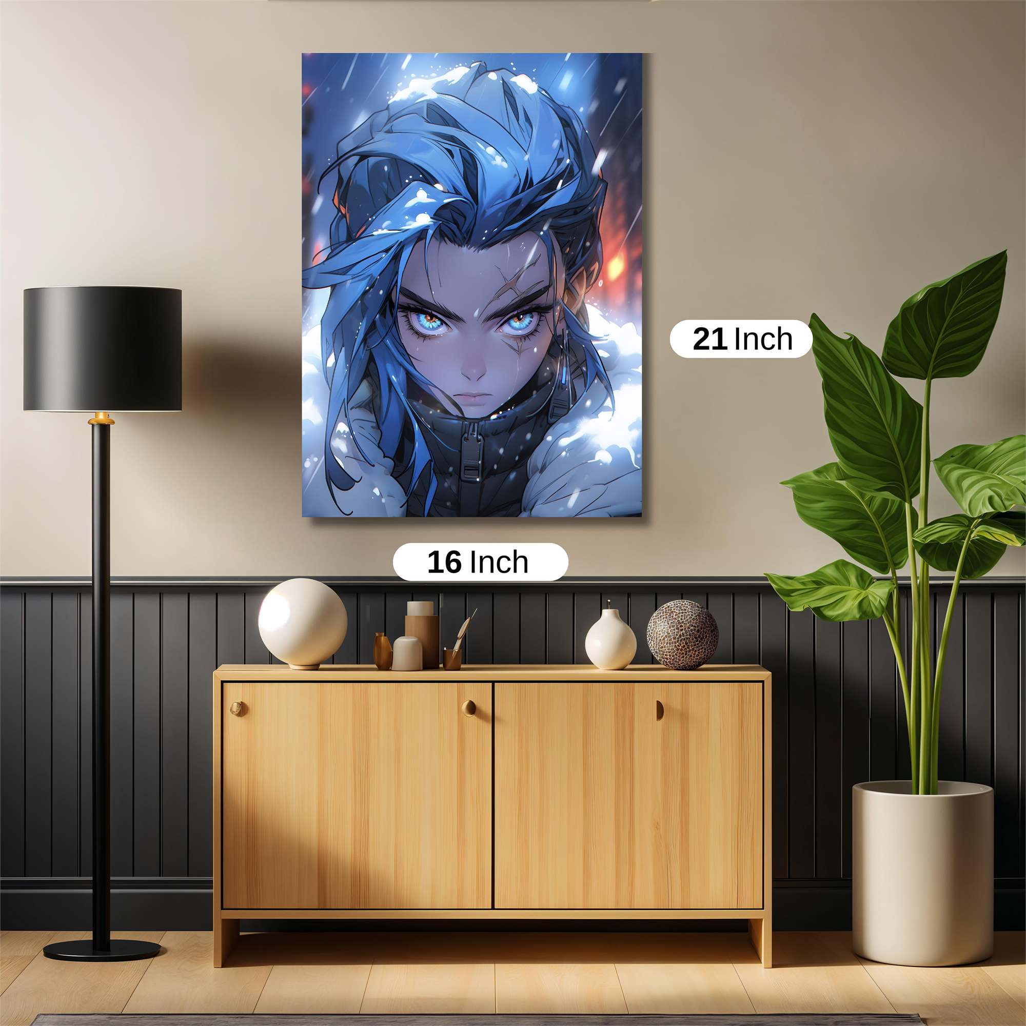 Frostbound Fury Safe Wall Magnetic / M