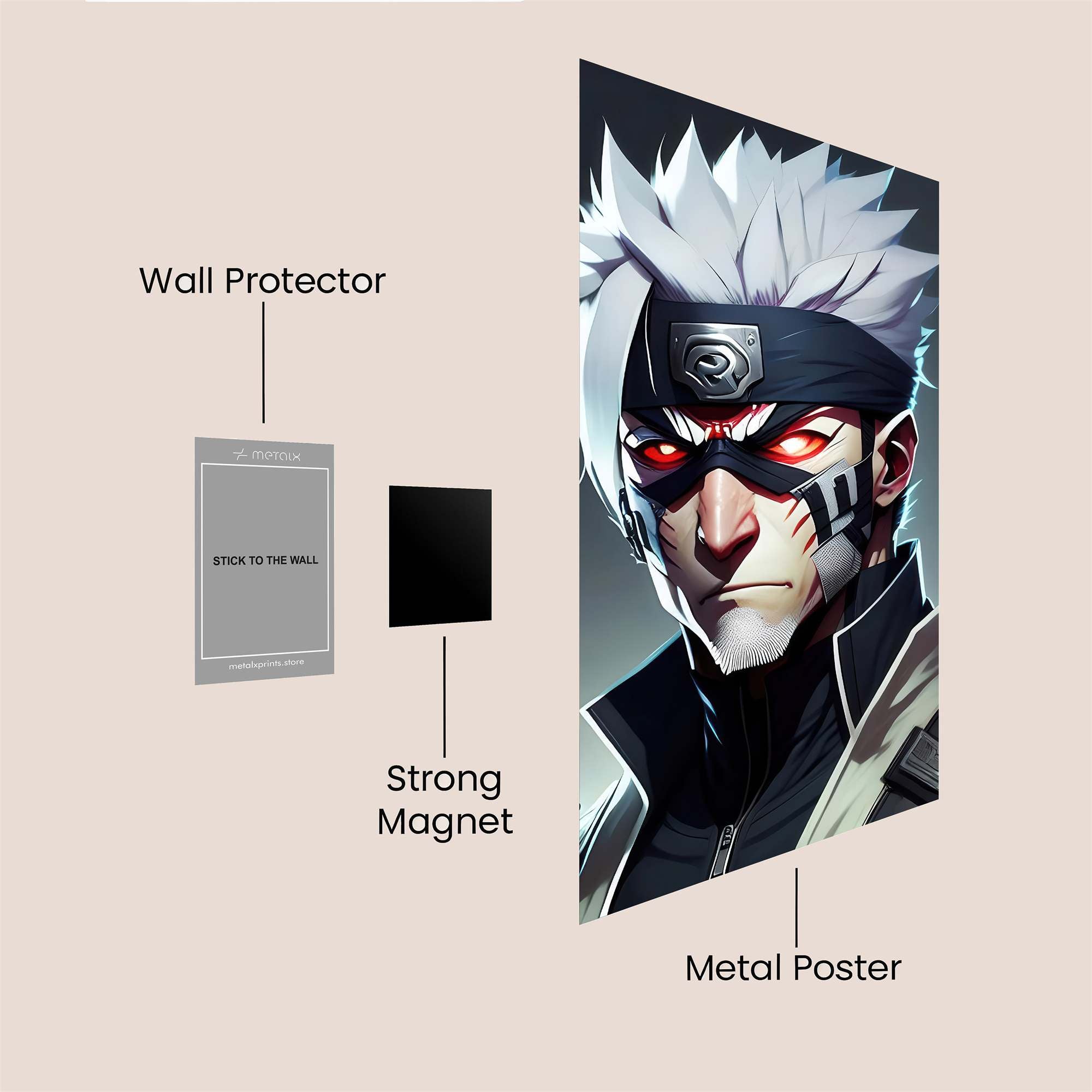 Kakashi Intense Safe Wall Magnetic / M