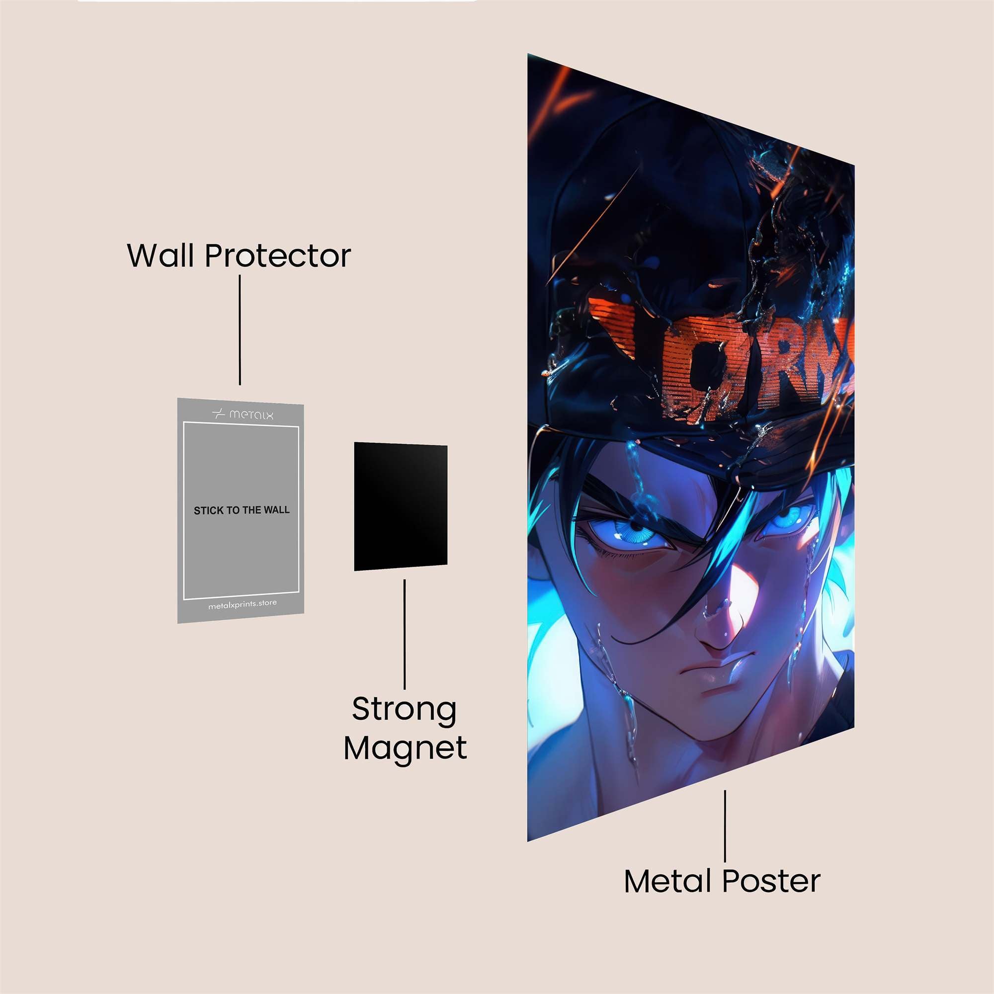 Goku Radiant Safe Wall Magnetic / M