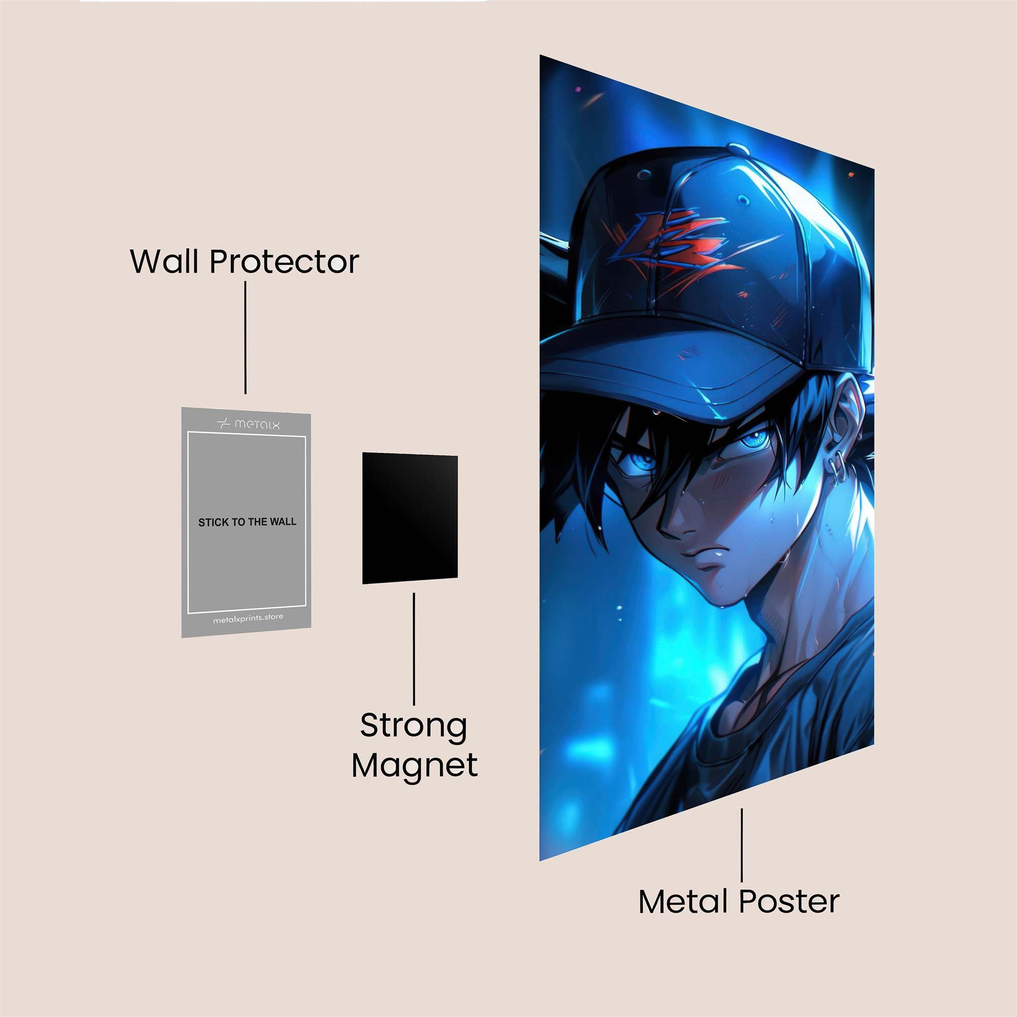 Sonic Intensity Safe Wall Magnetic / M