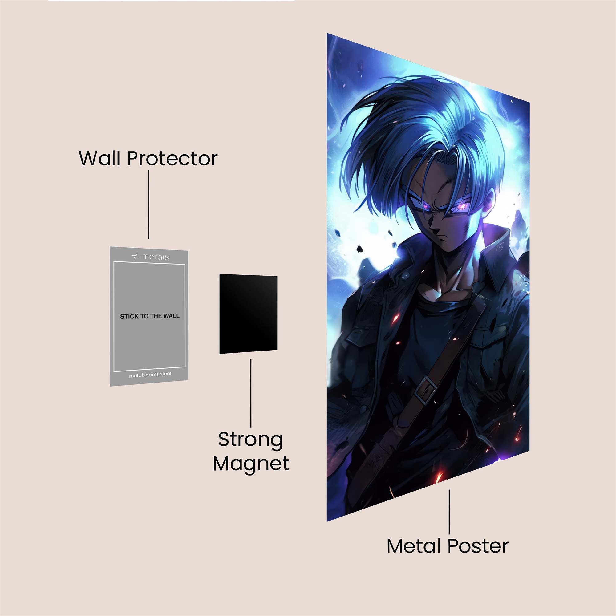 Trunks Tempest Safe Wall Magnetic / M