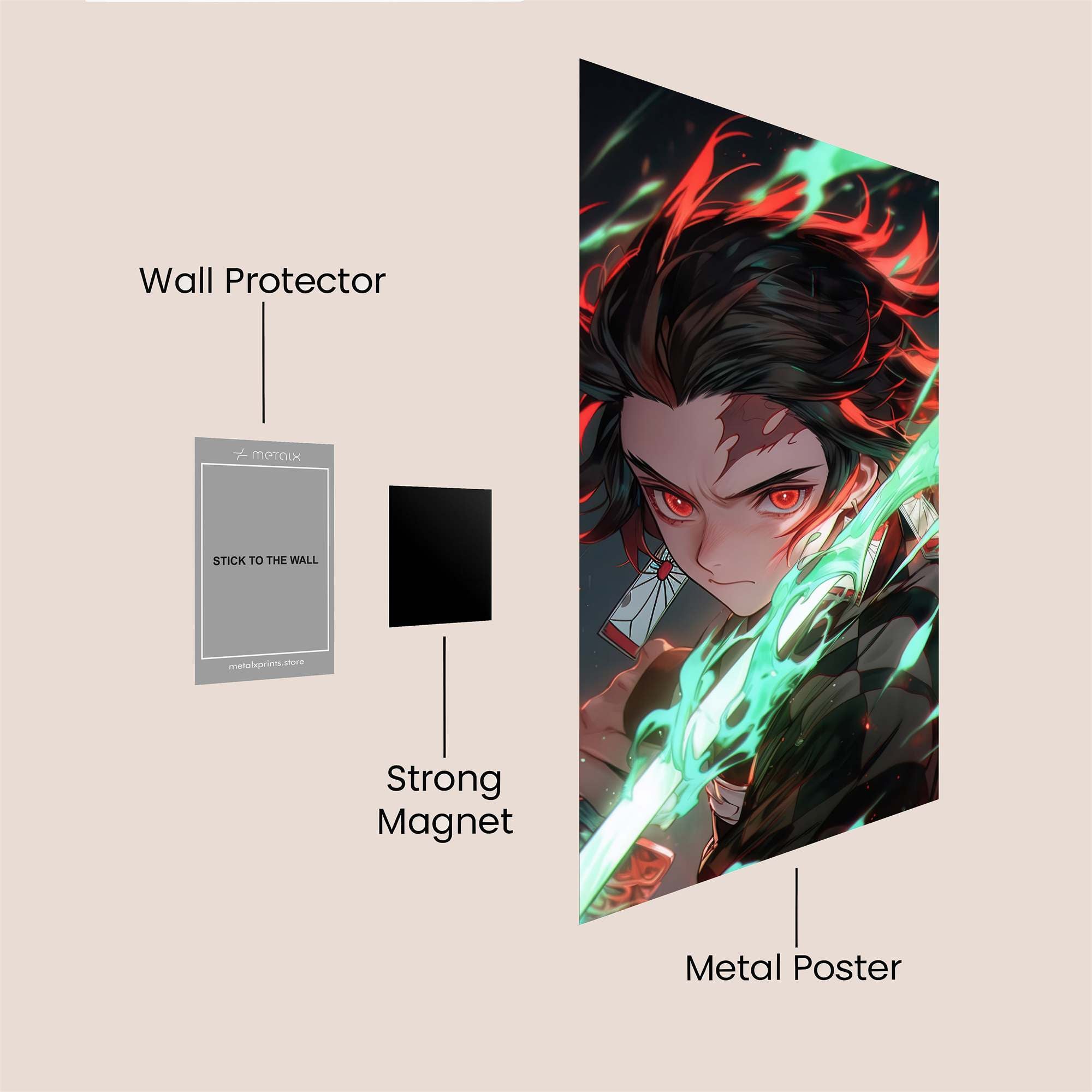 Tanjiro Intense Safe Wall Magnetic / M
