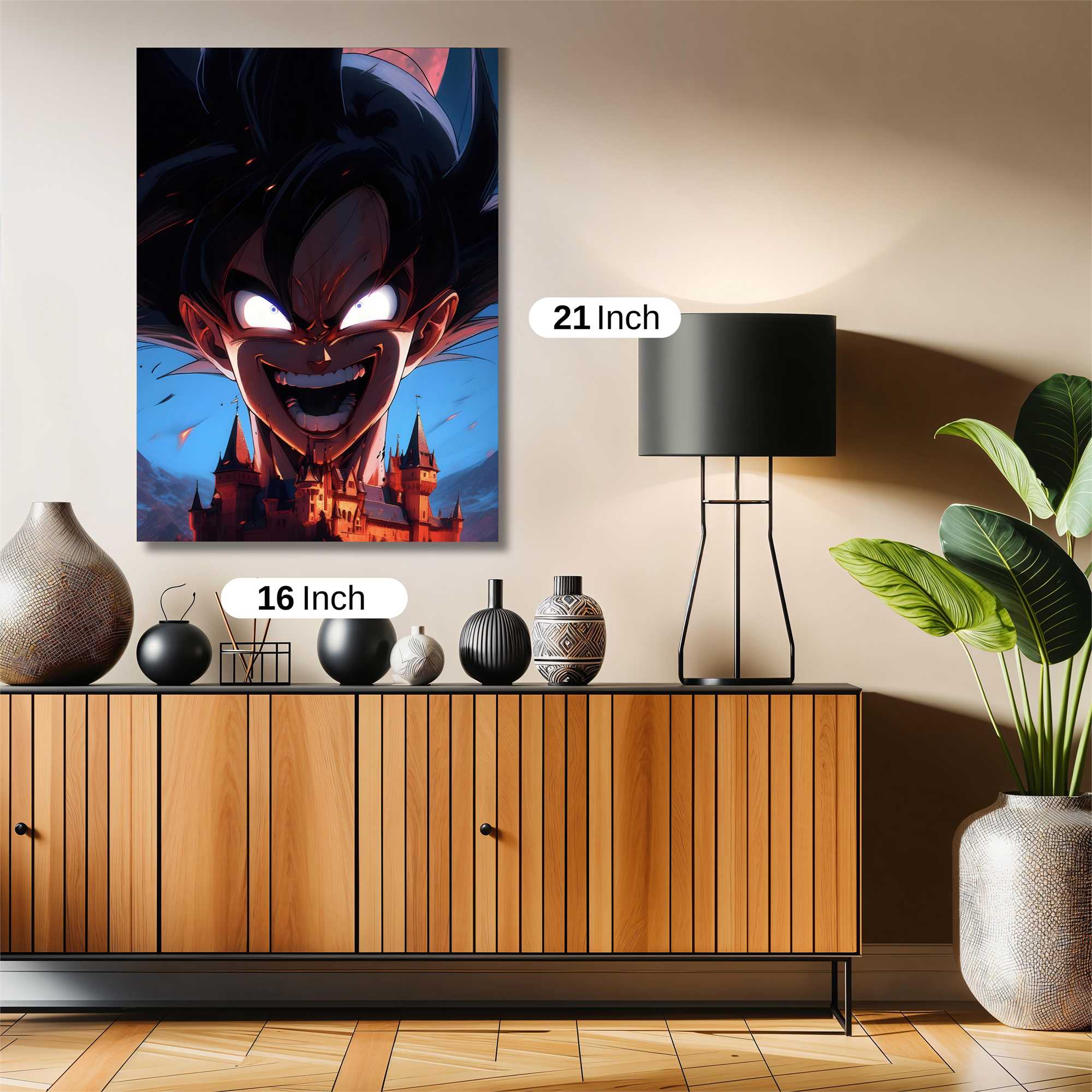 Goku Menacing Safe Wall Magnetic / M