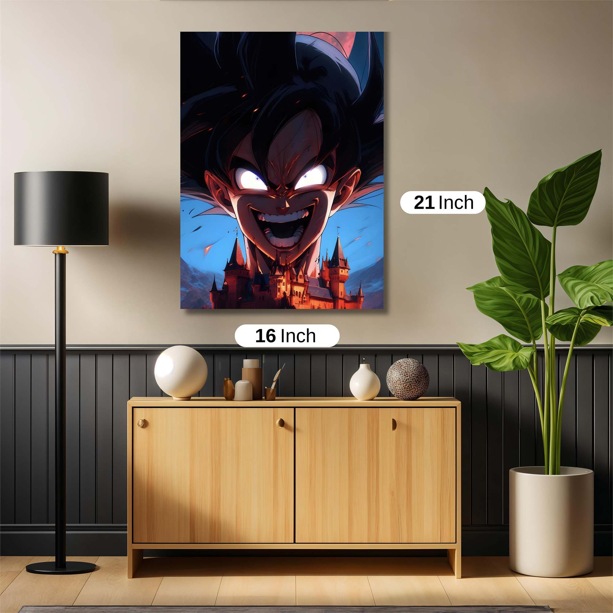 Goku Menacing Safe Wall Magnetic / M
