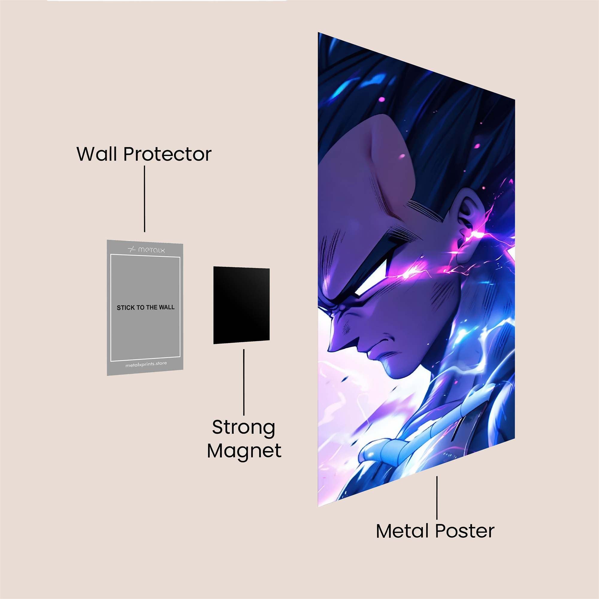 Vegeta Valor Safe Wall Magnetic / M