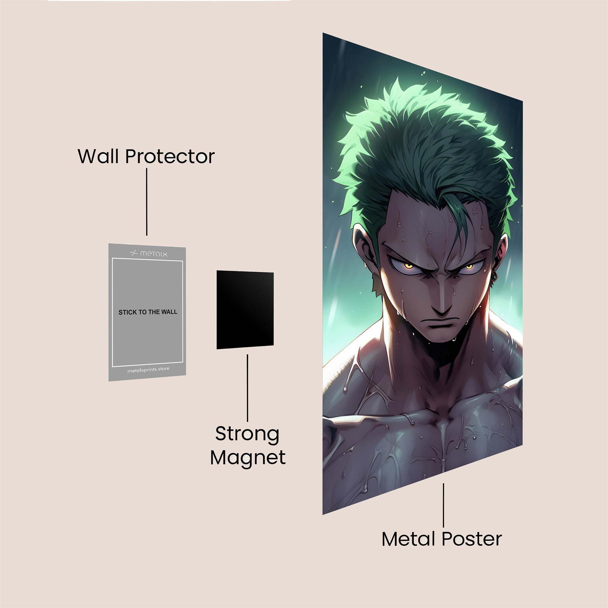 Roronoa Resolute Safe Wall Magnetic / M