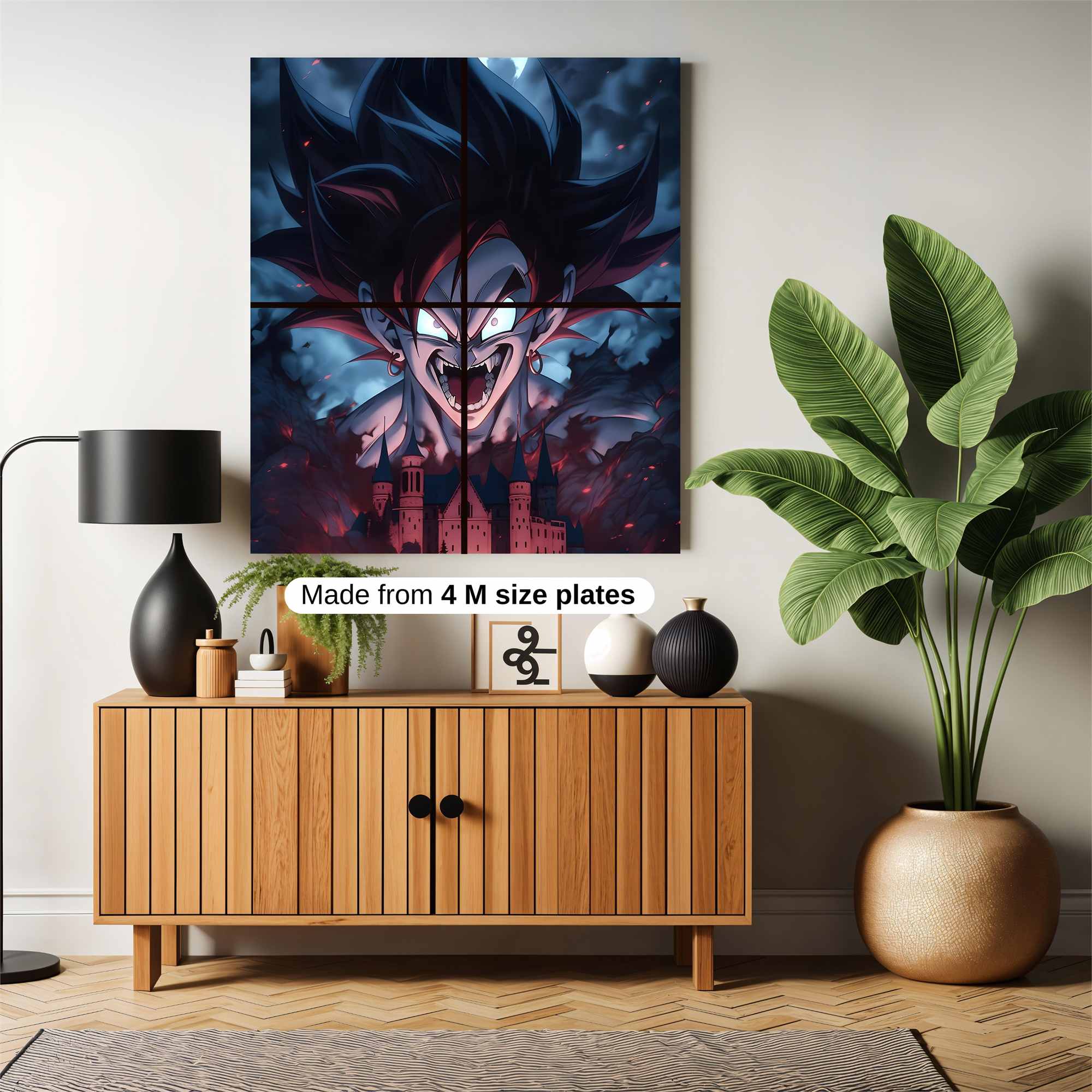 Goku Menacing Safe Wall Magnetic / M